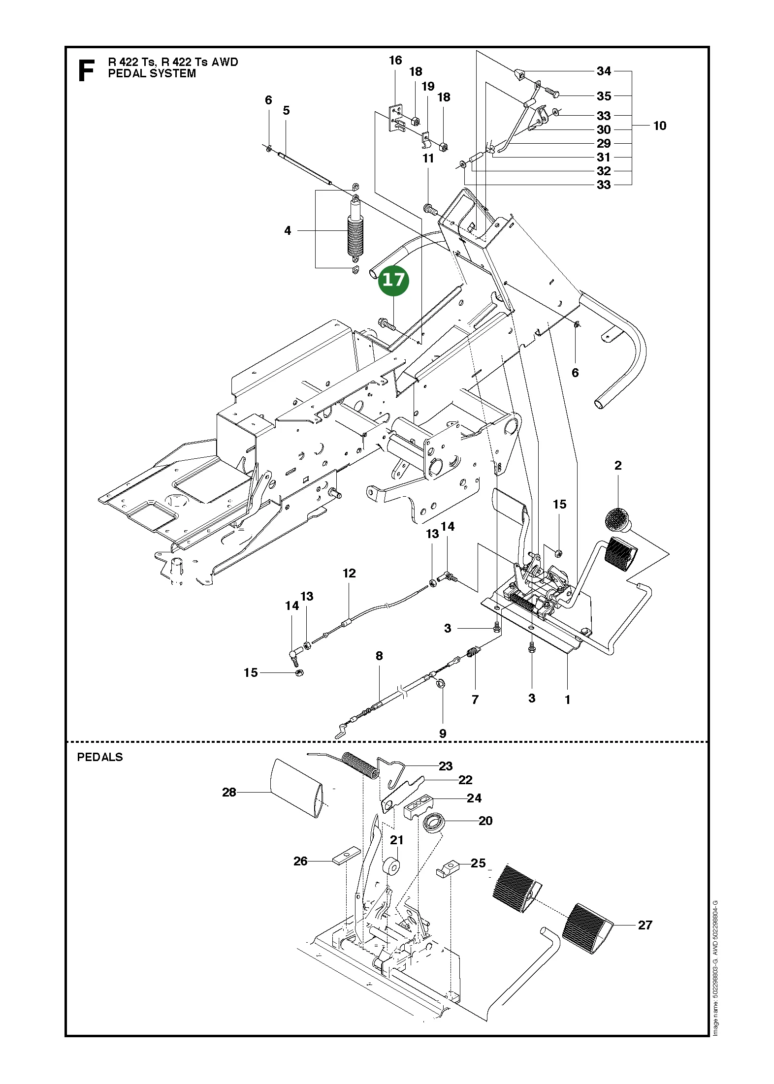 Position im Ersatzteilkatalog