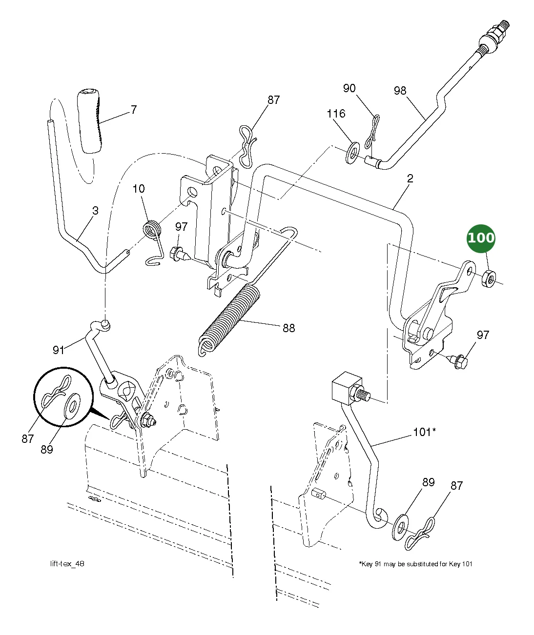 Position im Ersatzteilkatalog