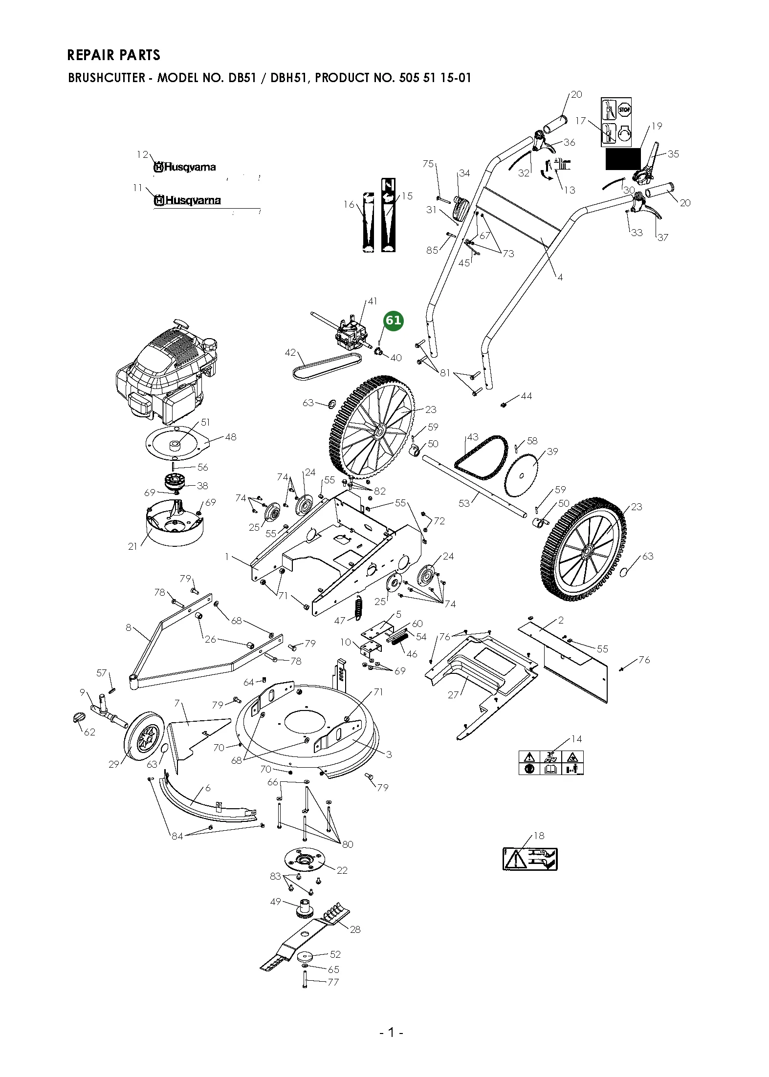 Position im Ersatzteilkatalog