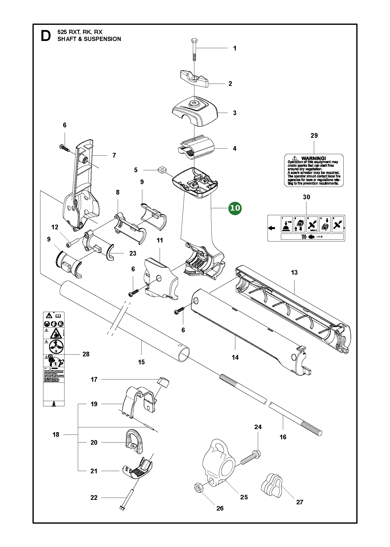 Position im Ersatzteilkatalog