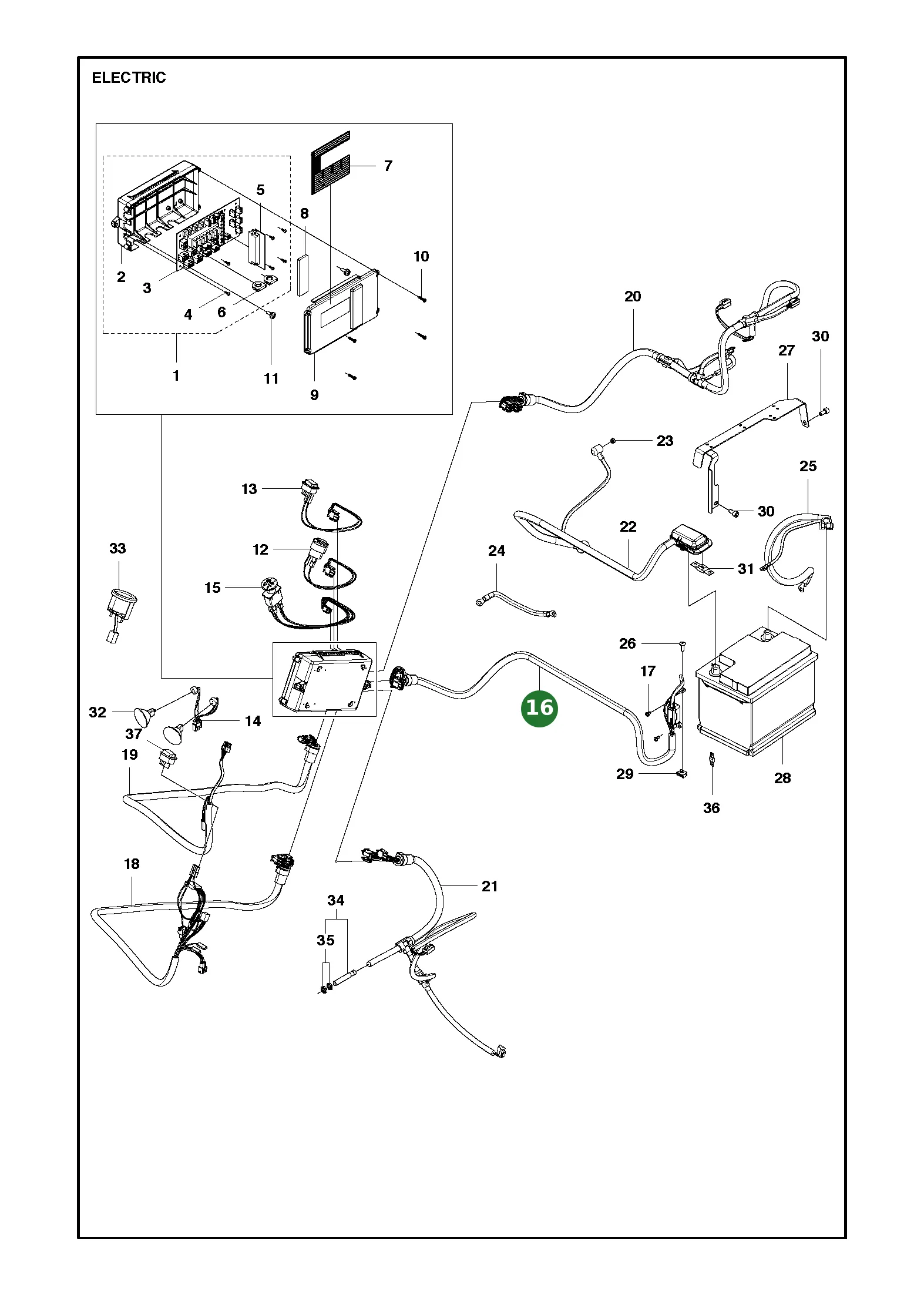 Position im Ersatzteilkatalog