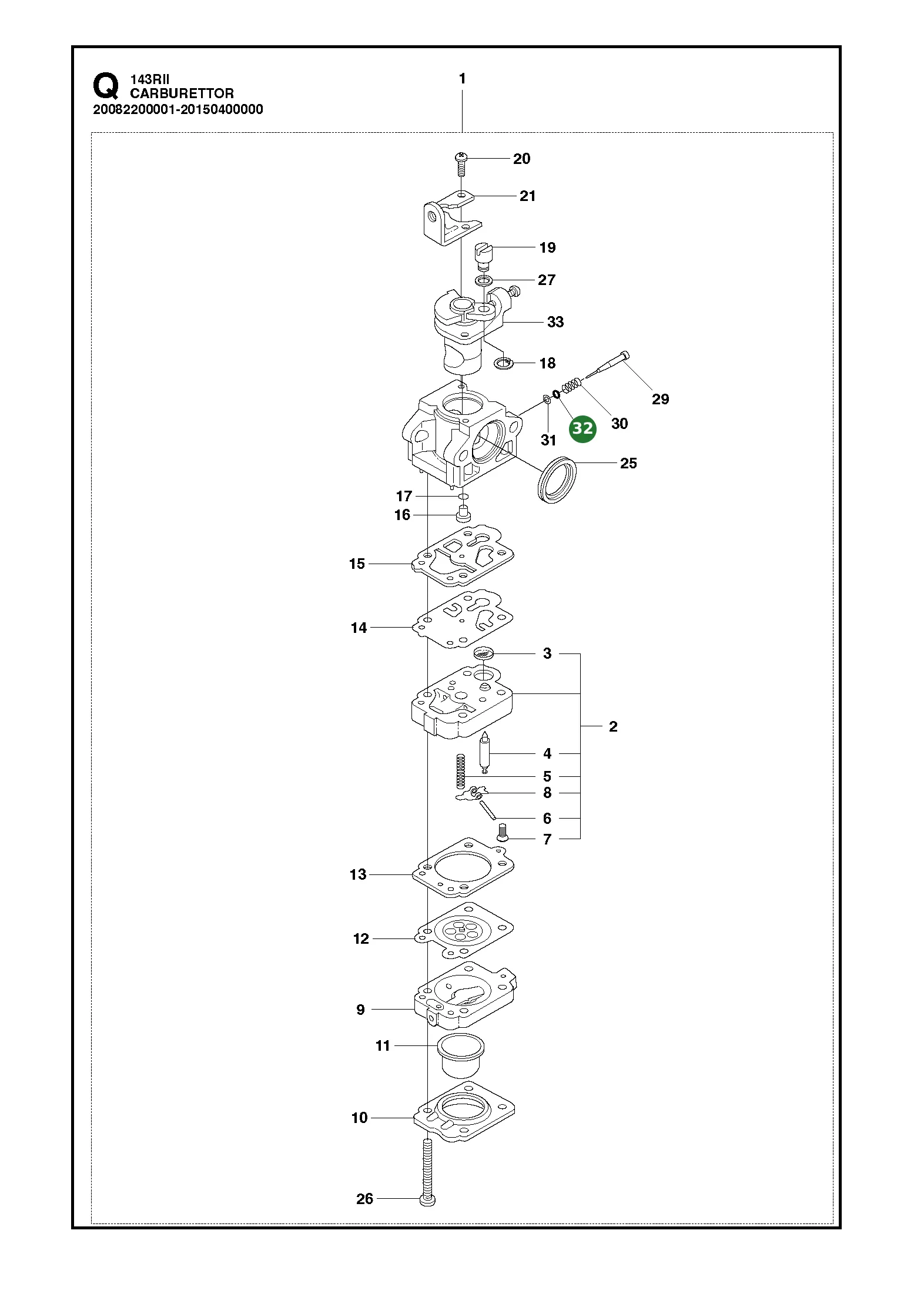 Position im Ersatzteilkatalog