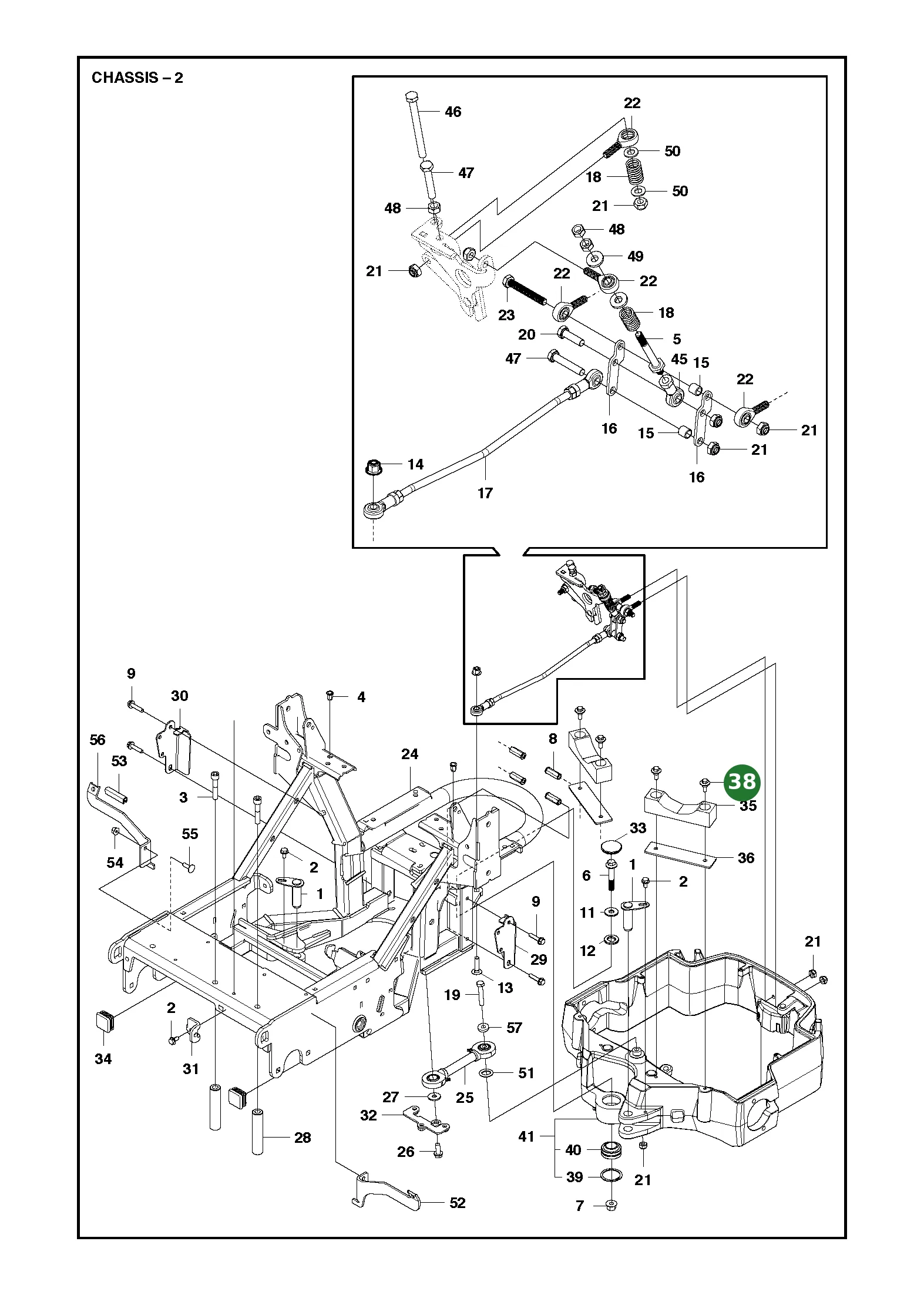 Schraube f&uuml;r Husqvarna Aufsitzrasenm&auml;her
