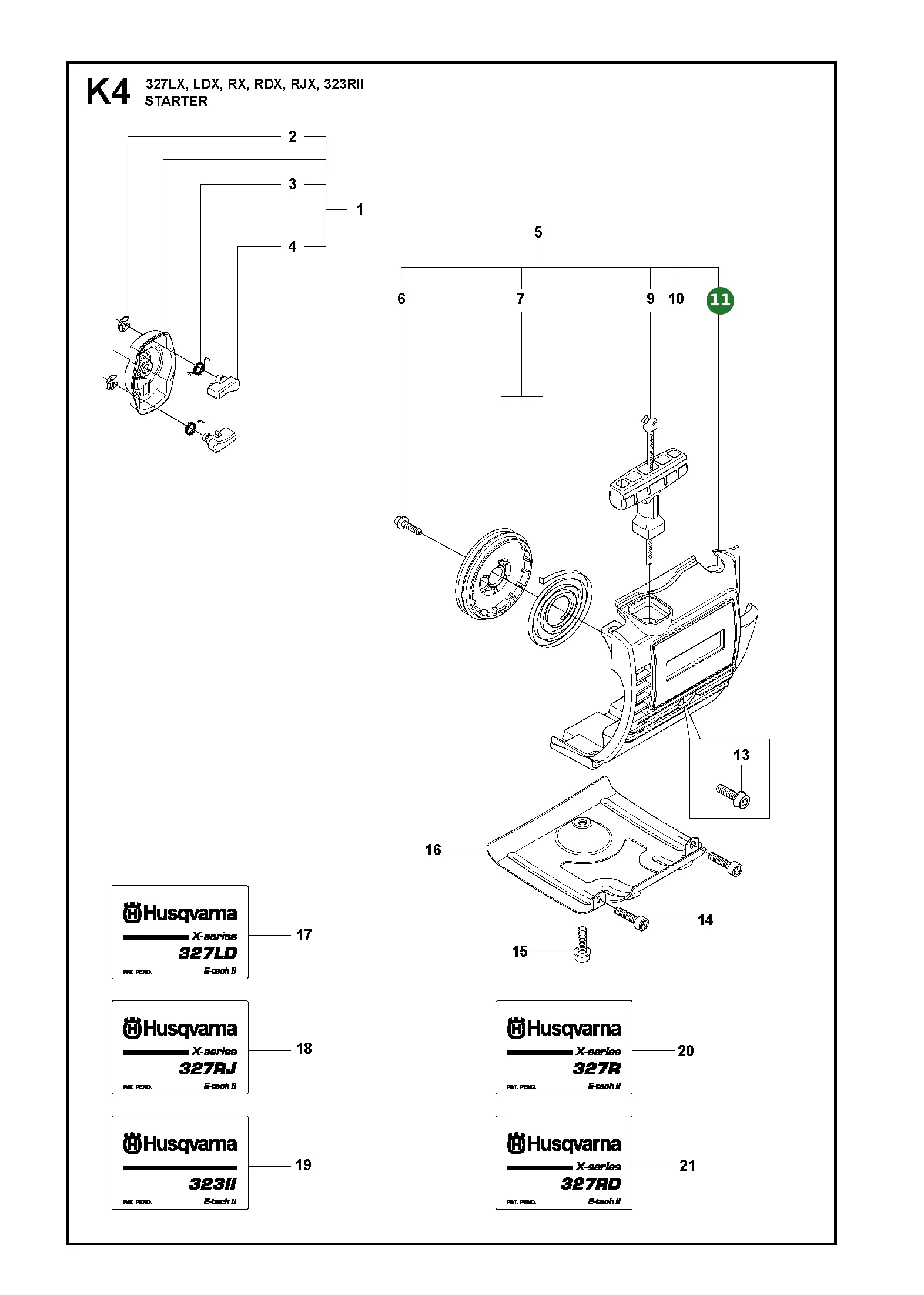 Position im Ersatzteilkatalog