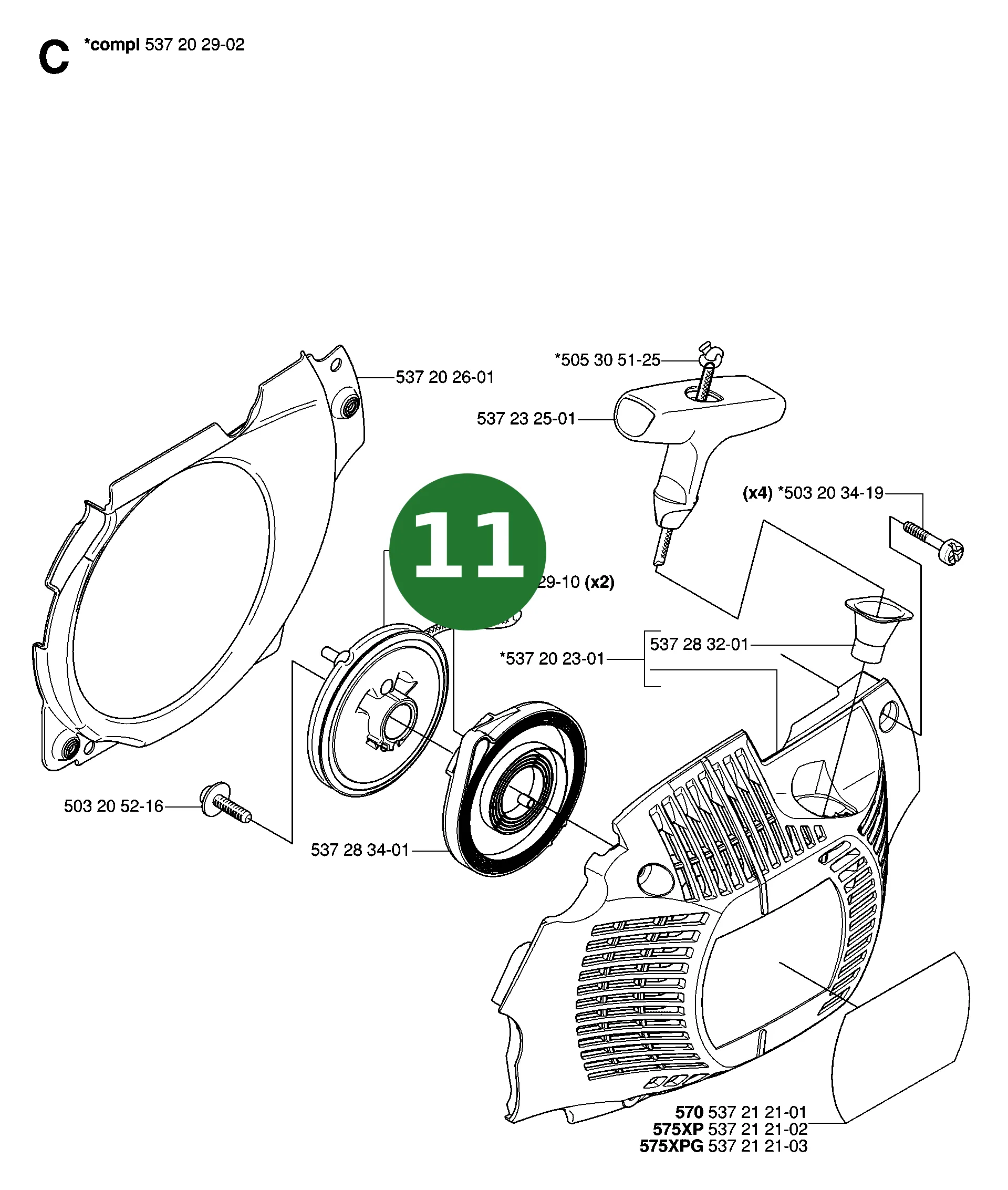 Position im Ersatzteilkatalog