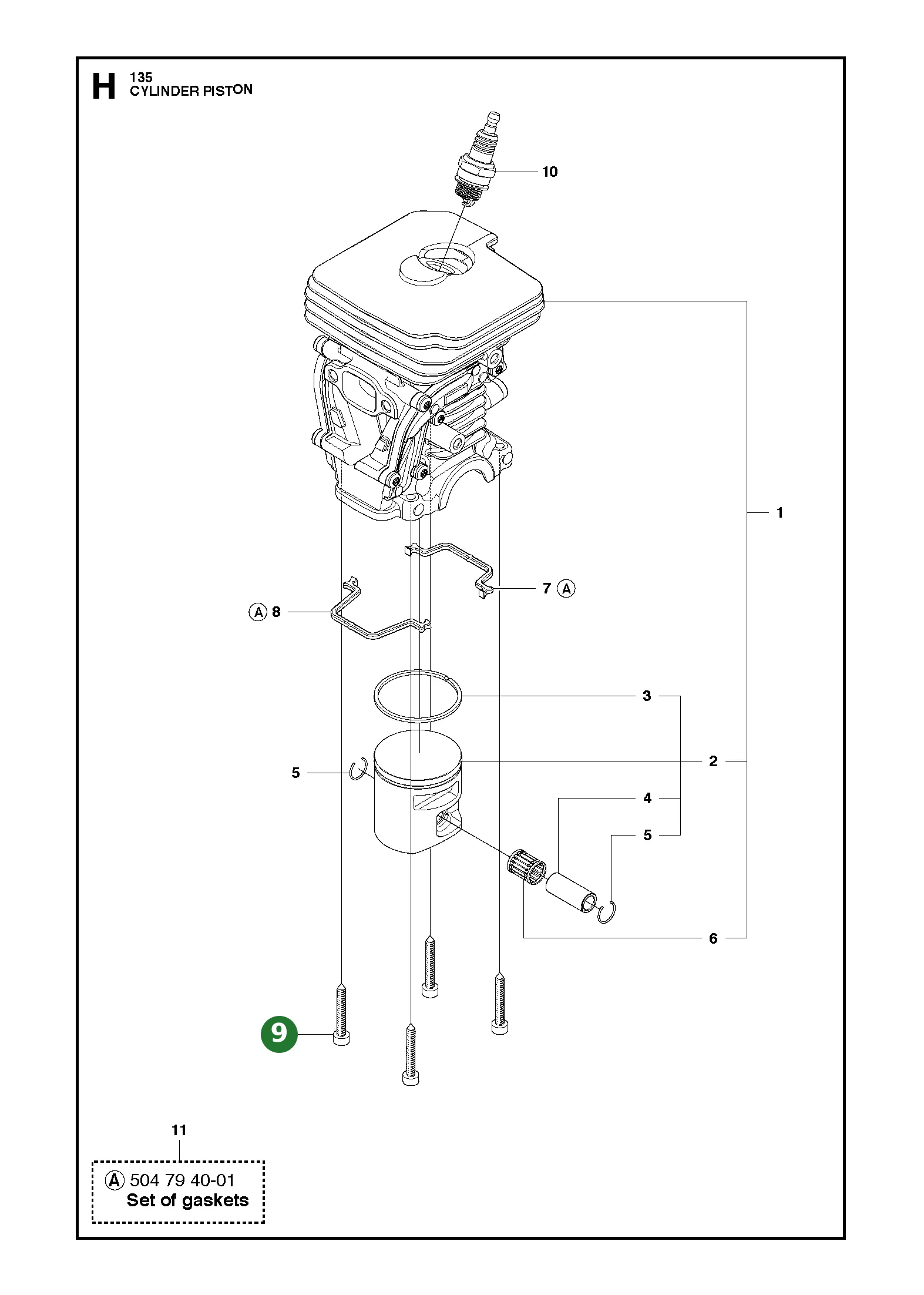 Schraube Ihscm f&uuml;r Husqvarna Motors&auml;gen