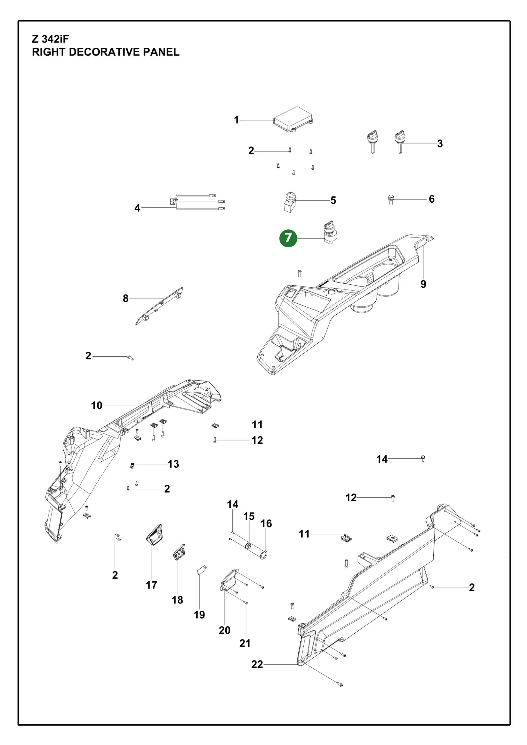 Position im Ersatzteilkatalog