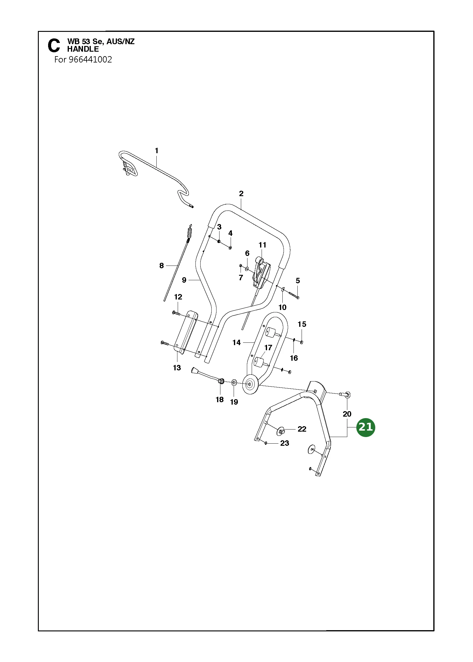 Position im Ersatzteilkatalog
