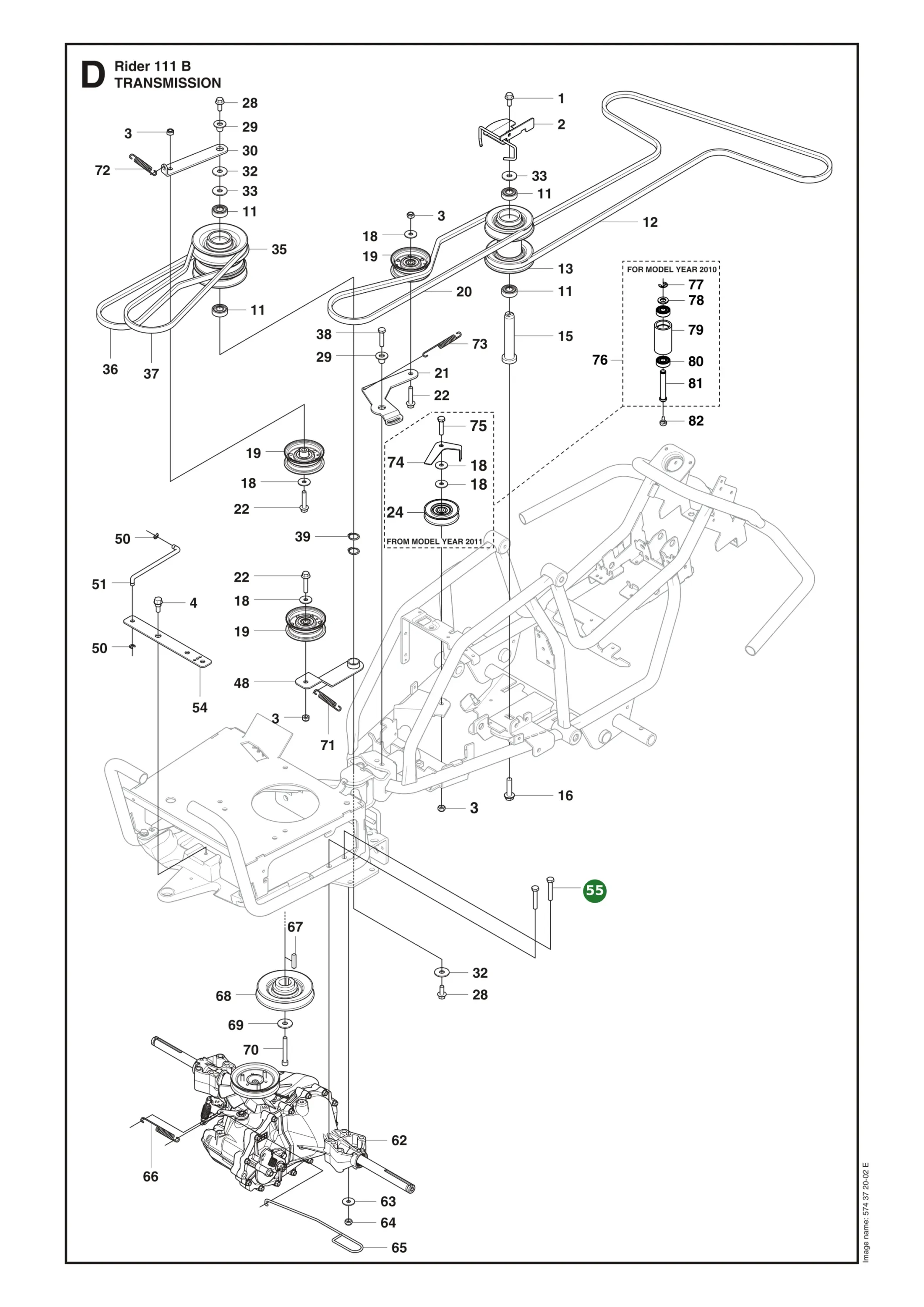 Position im Ersatzteilkatalog