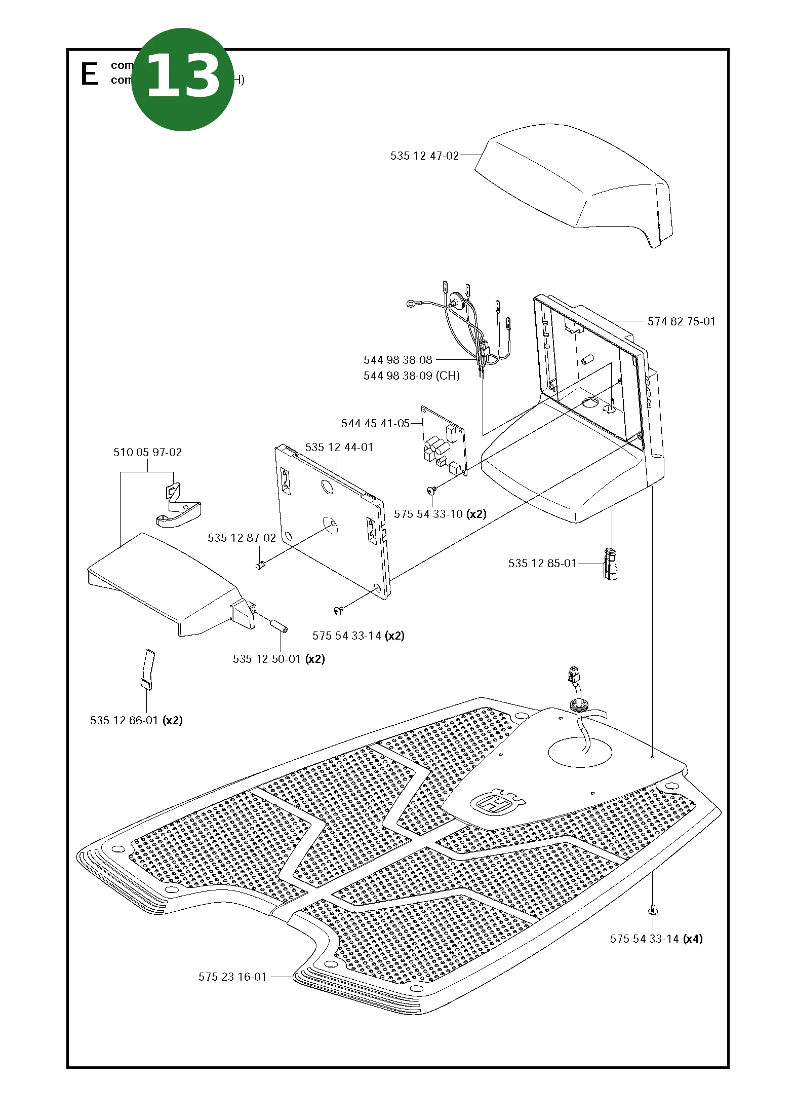 Position im Ersatzteilkatalog