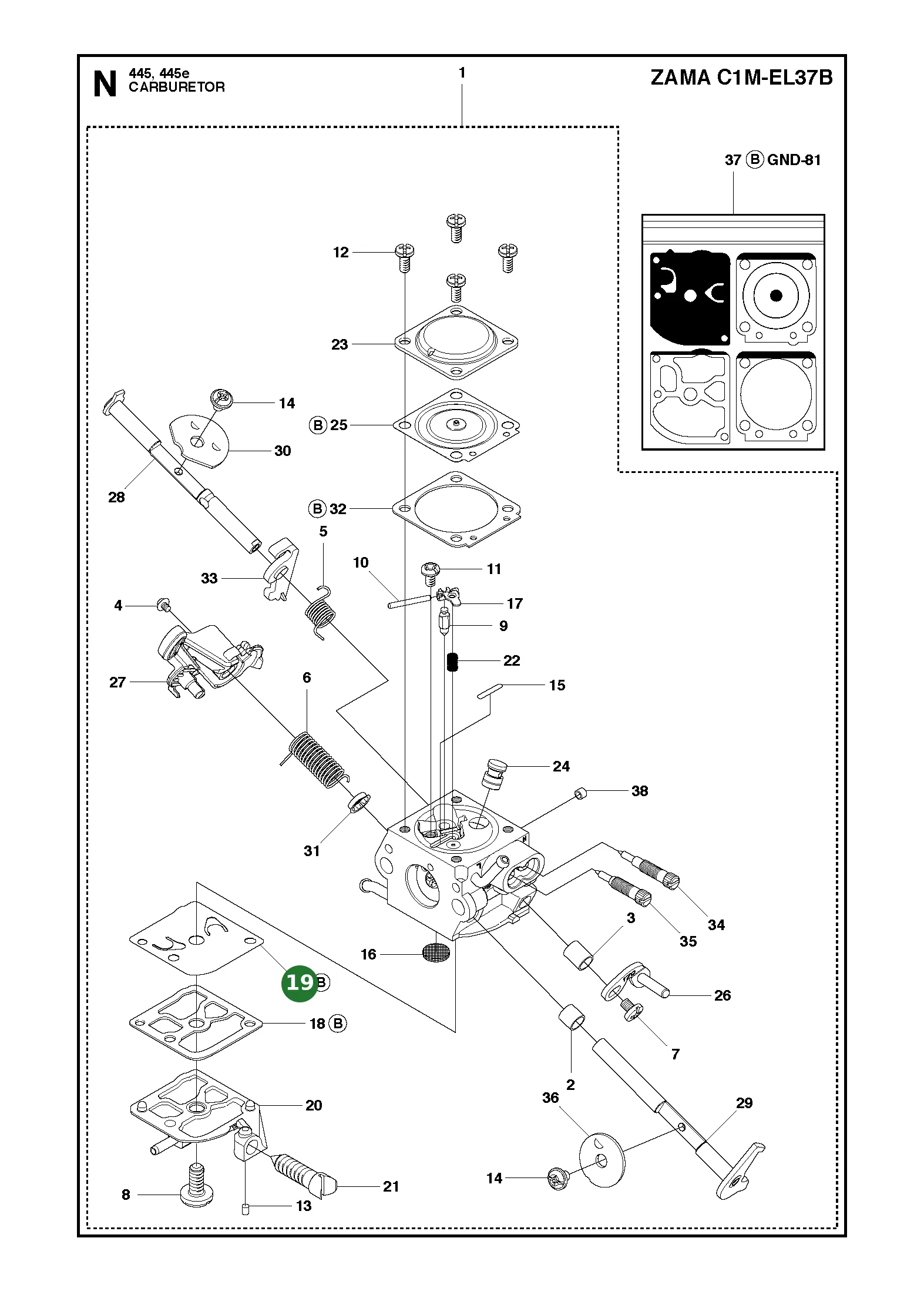 Position im Ersatzteilkatalog