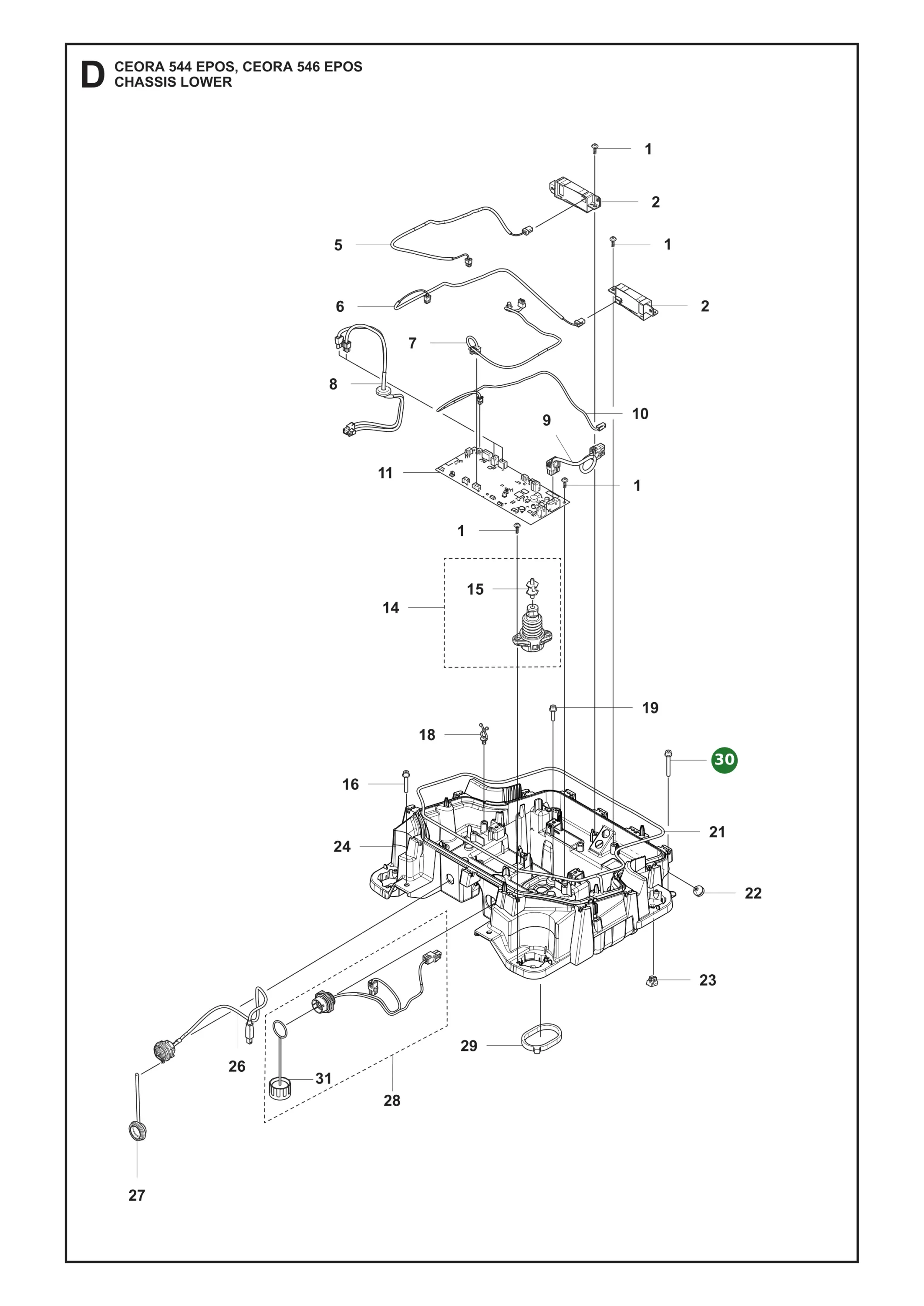 Position im Ersatzteilkatalog