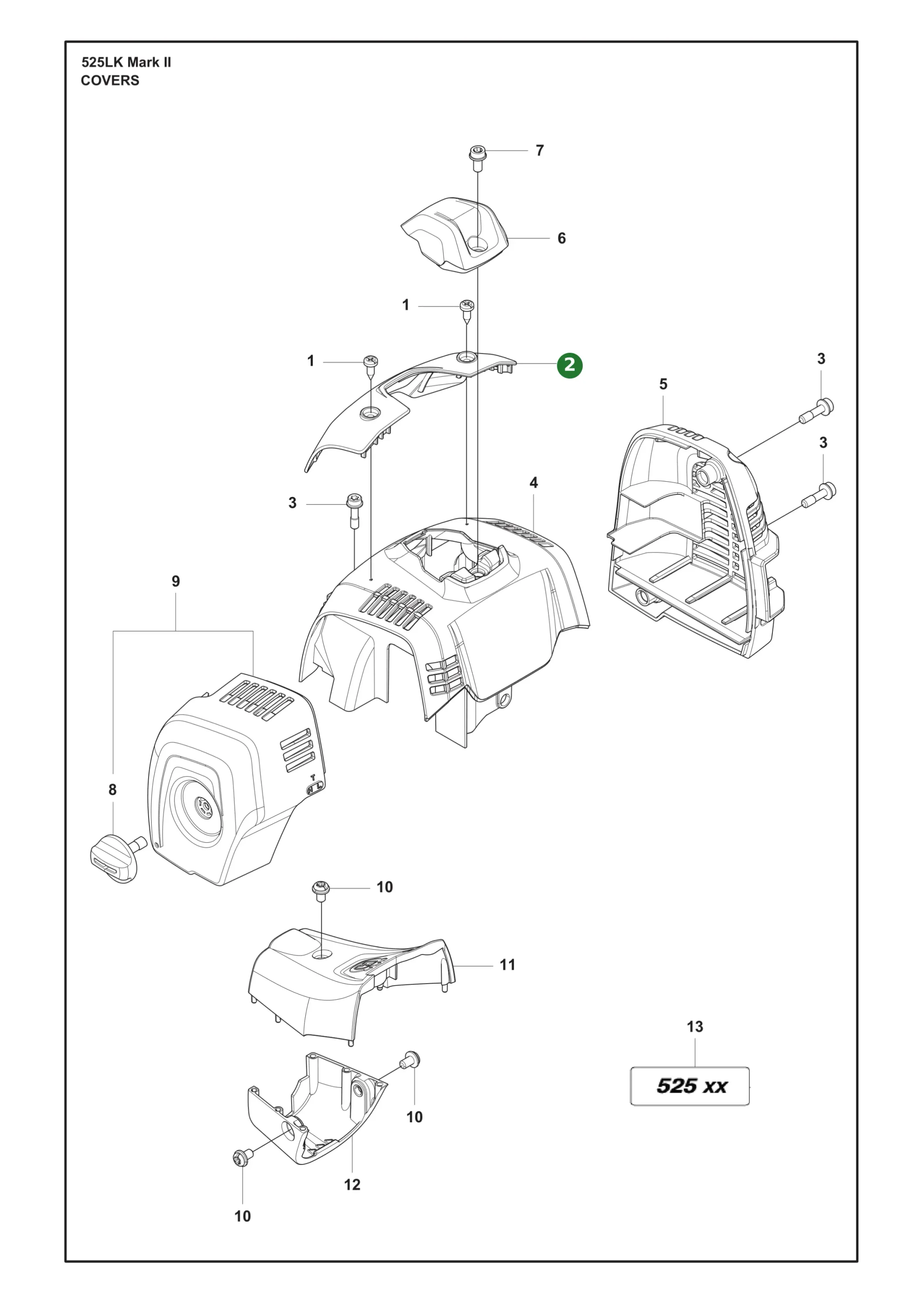 Position im Ersatzteilkatalog