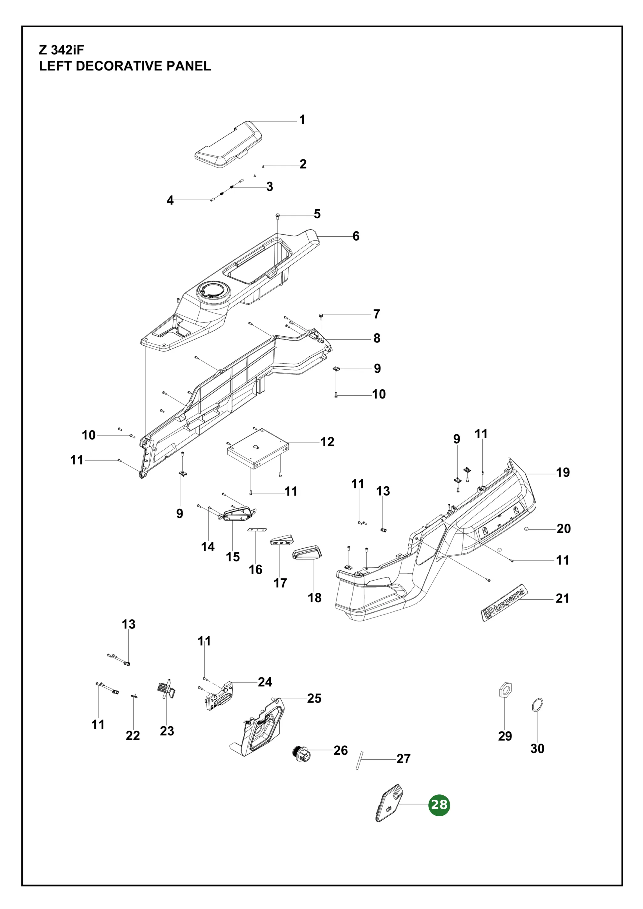 Position im Ersatzteilkatalog