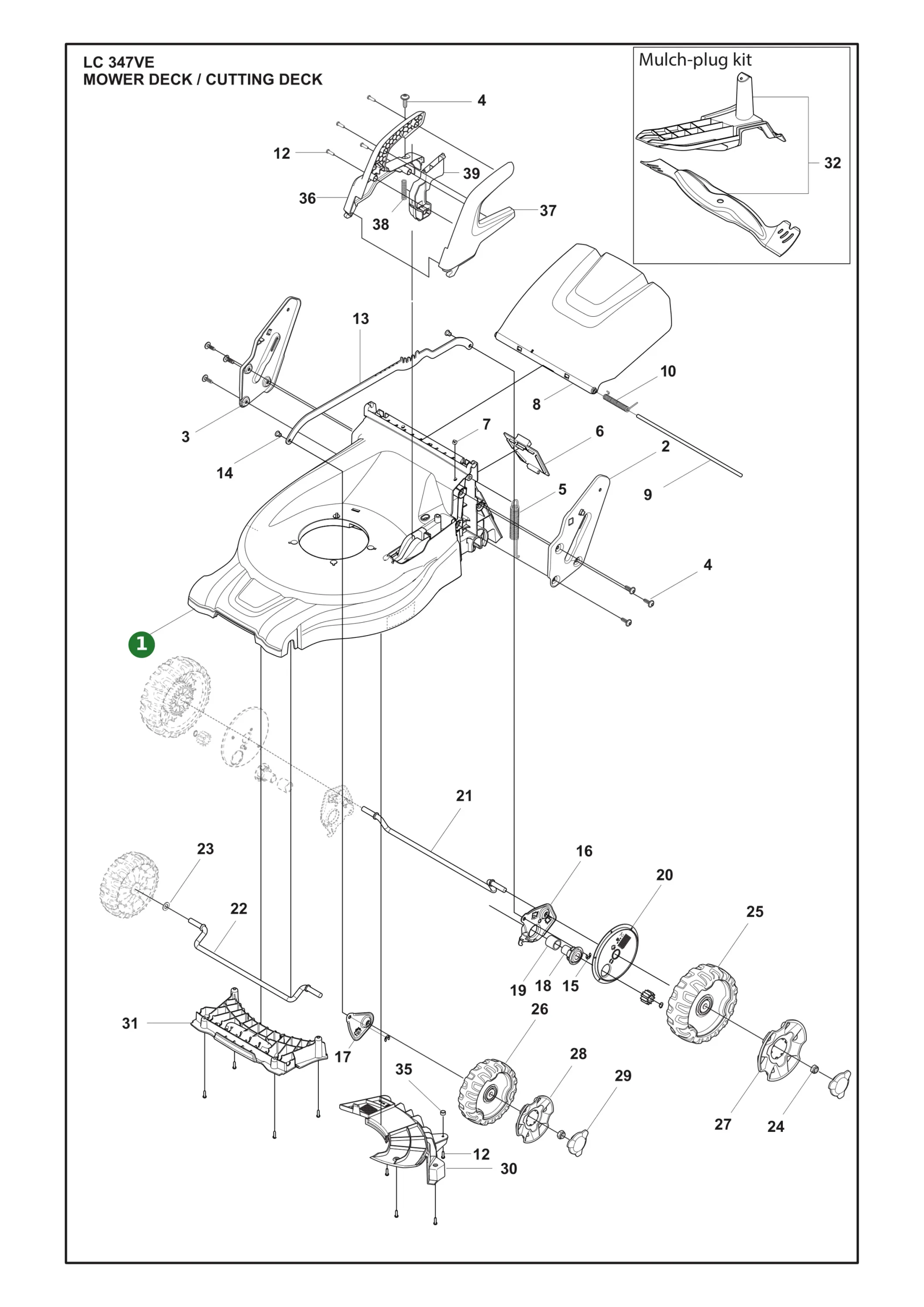 Position im Ersatzteilkatalog