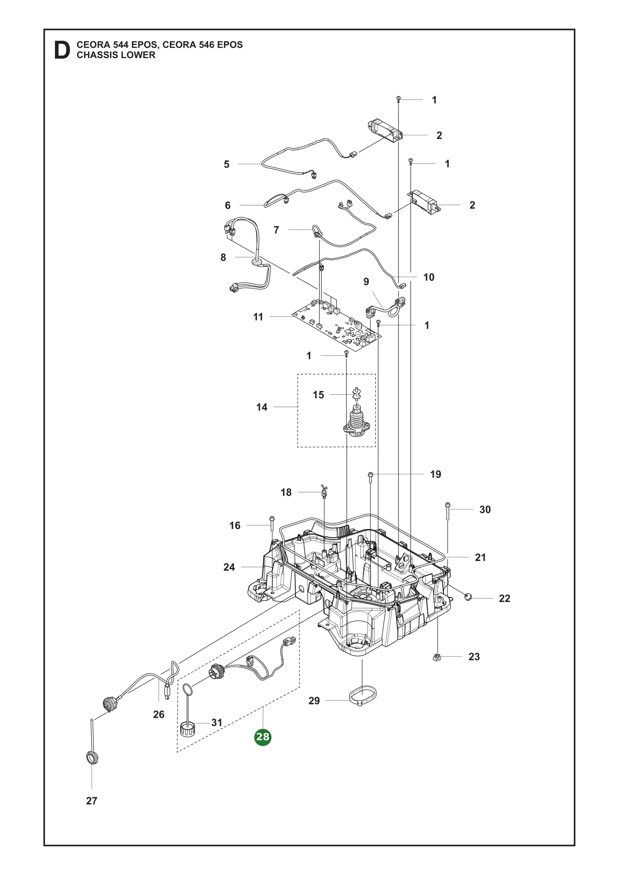 Position im Ersatzteilkatalog