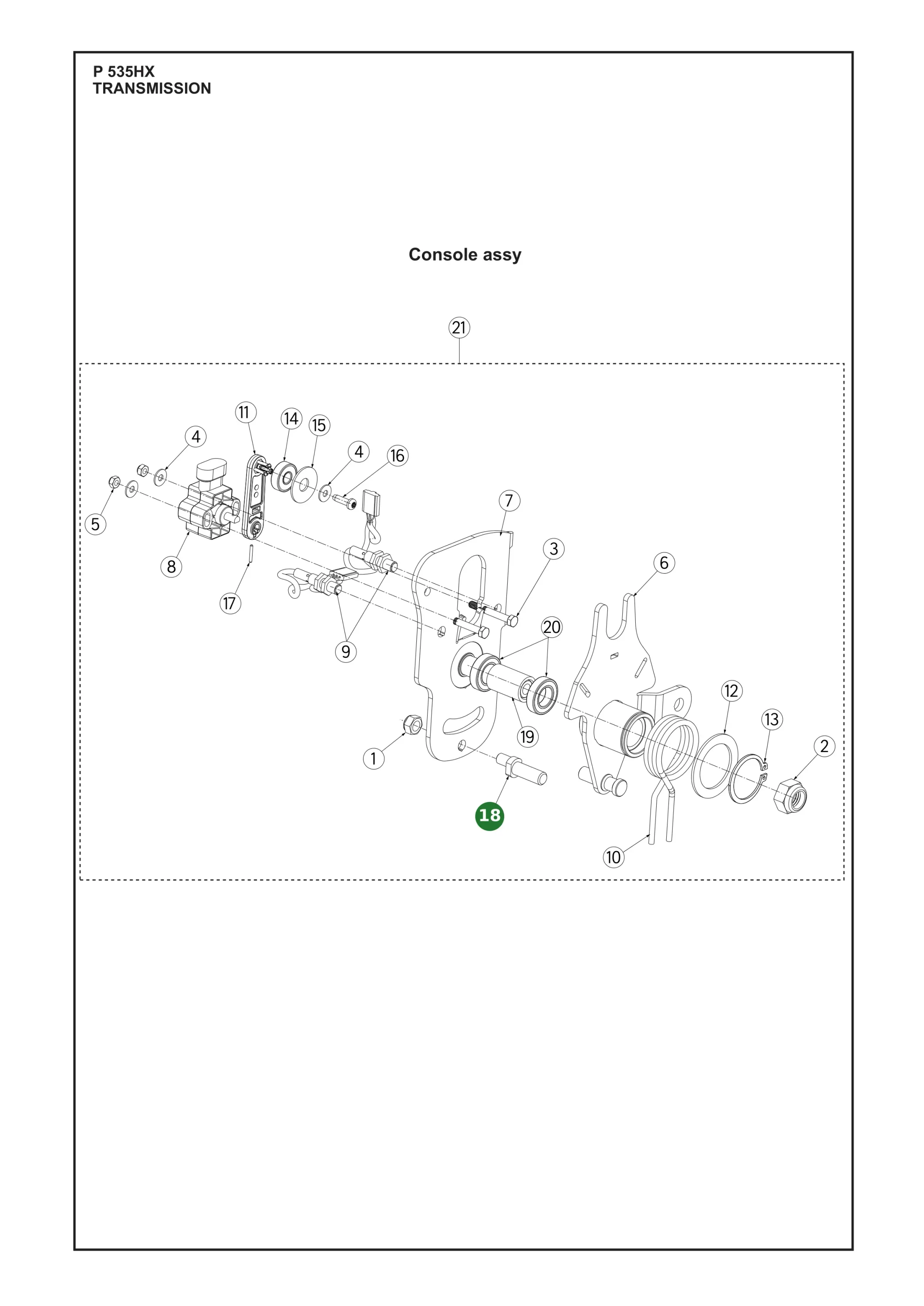 Position im Ersatzteilkatalog