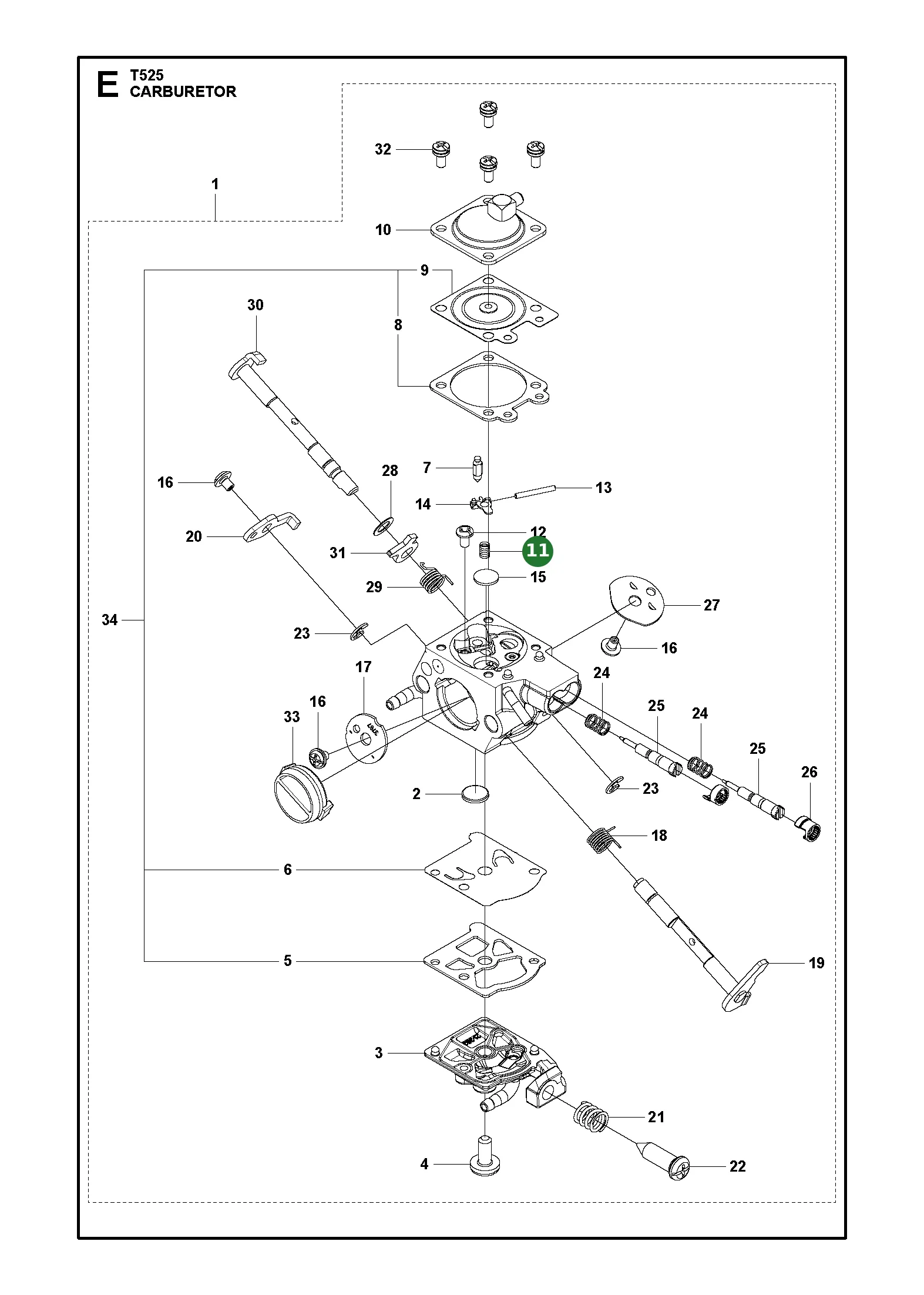 Position im Ersatzteilkatalog