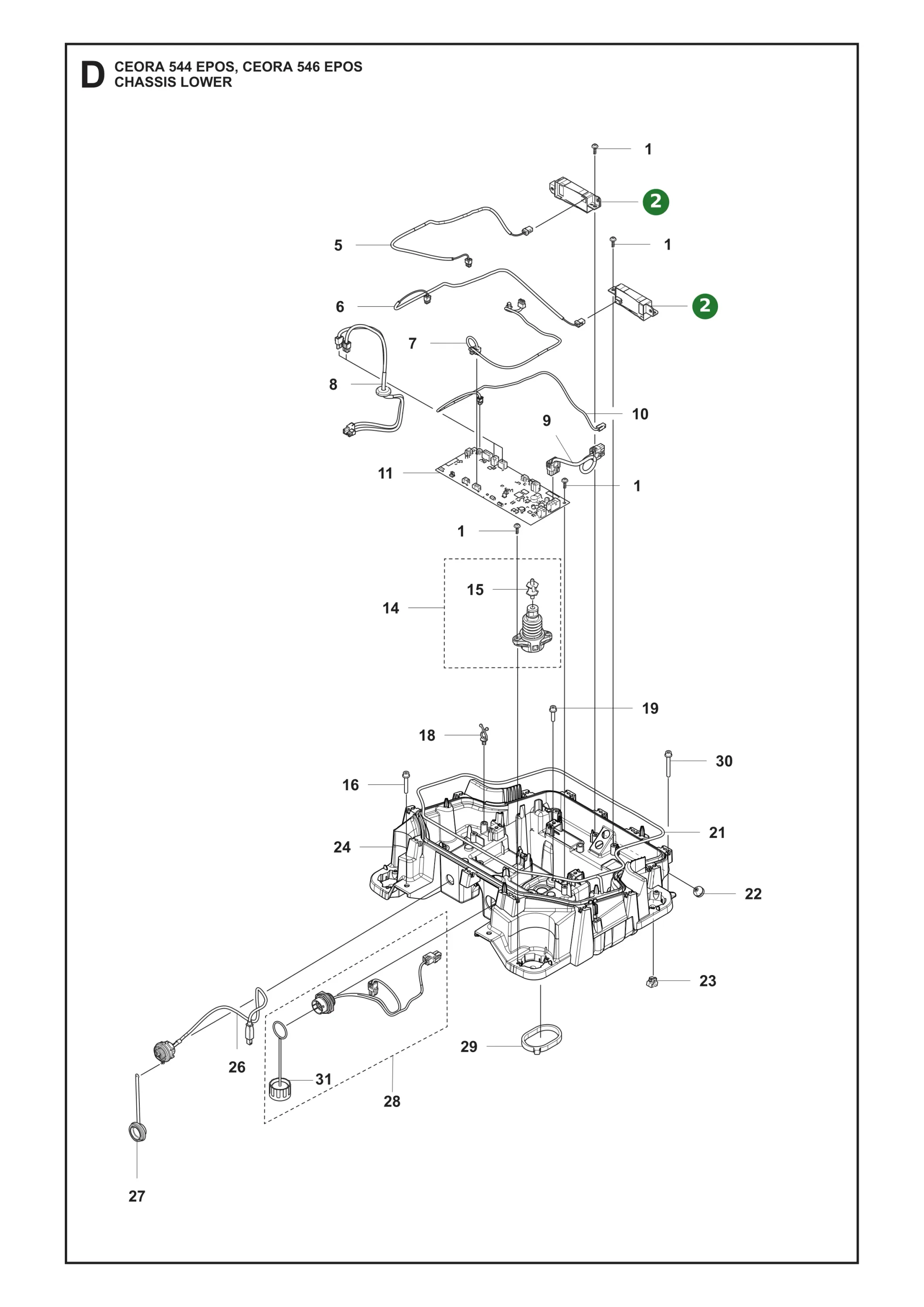 Position im Ersatzteilkatalog