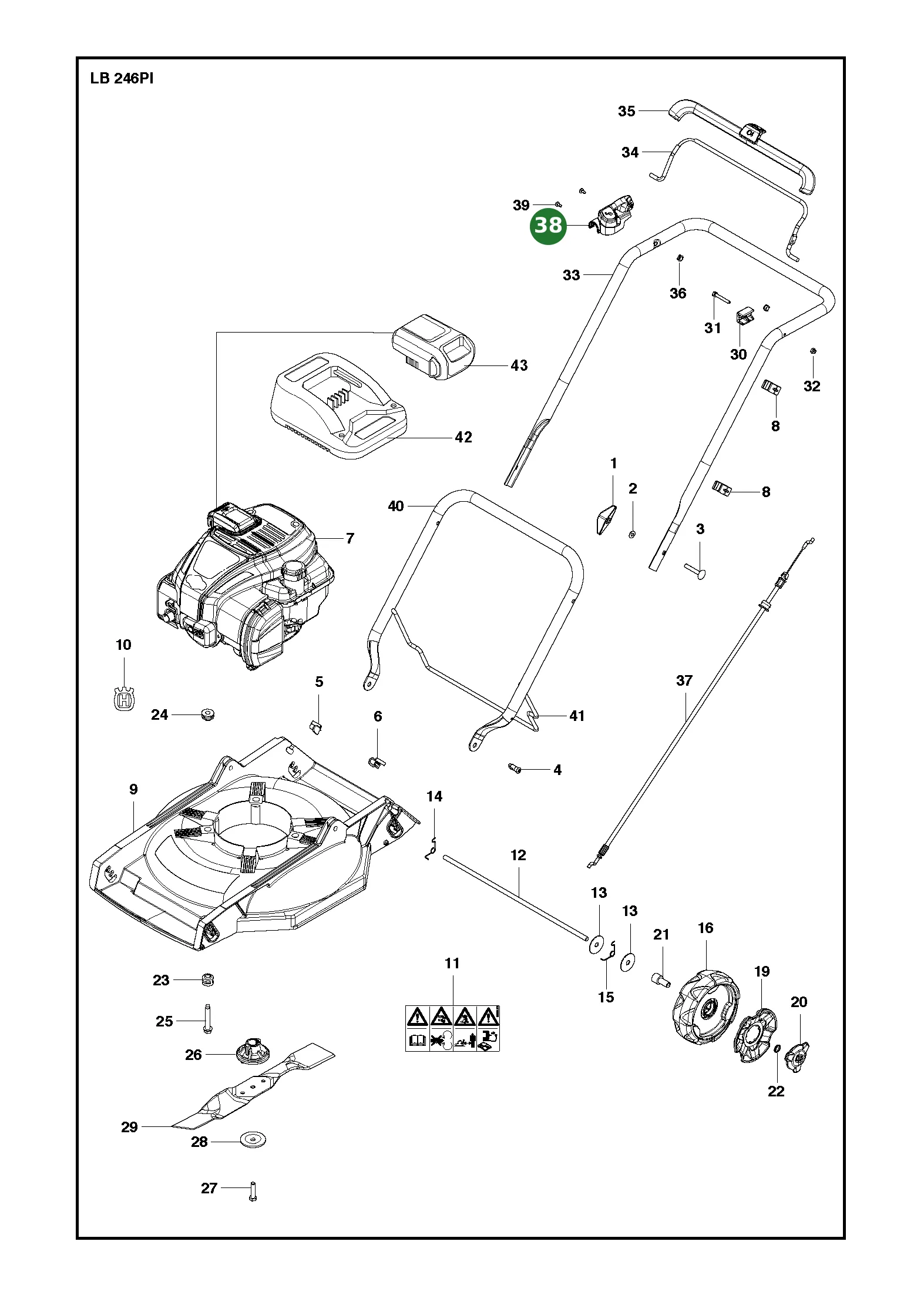 Position im Ersatzteilkatalog