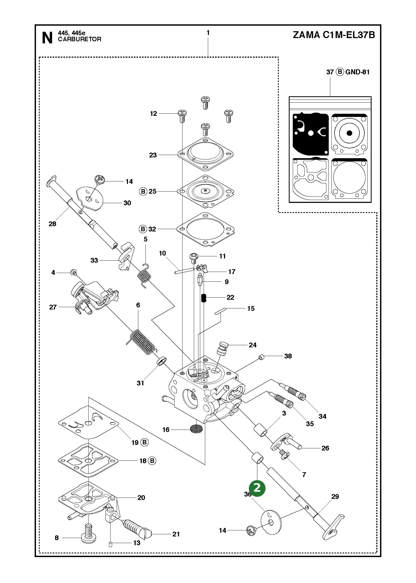 Position im Ersatzteilkatalog