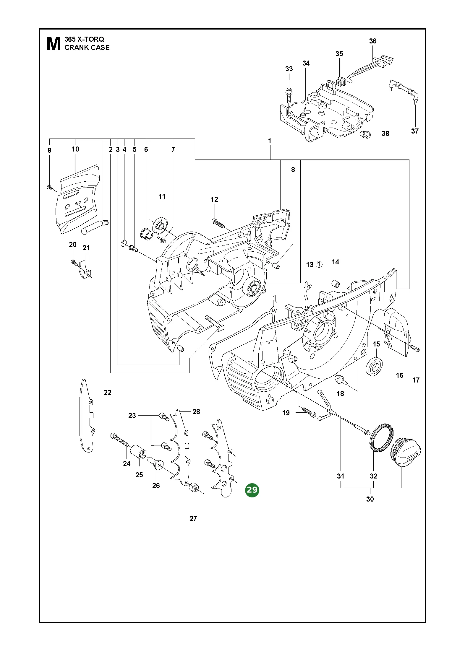 Spike f&uuml;r Husqvarna Motors&auml;gen
