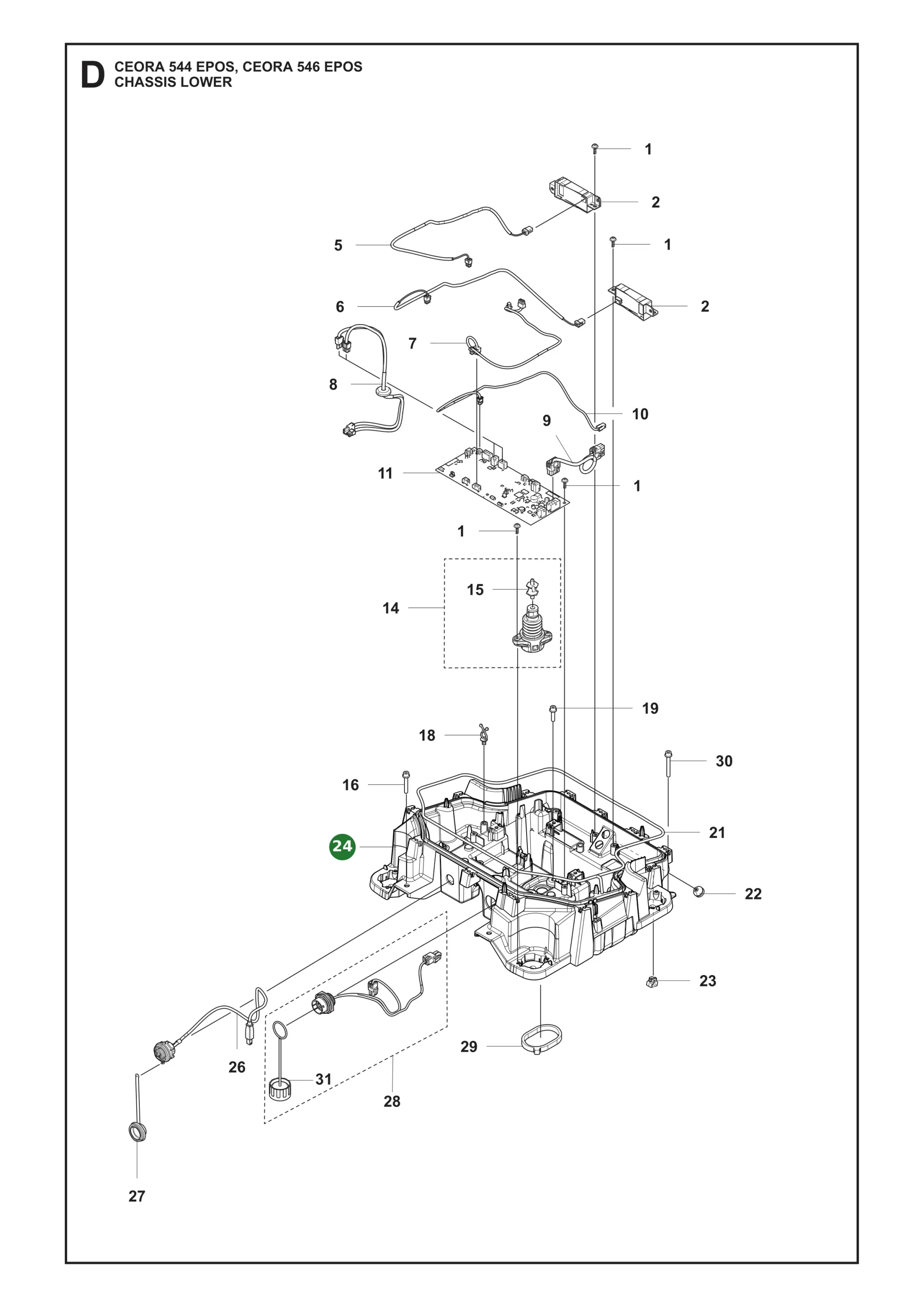 Position im Ersatzteilkatalog