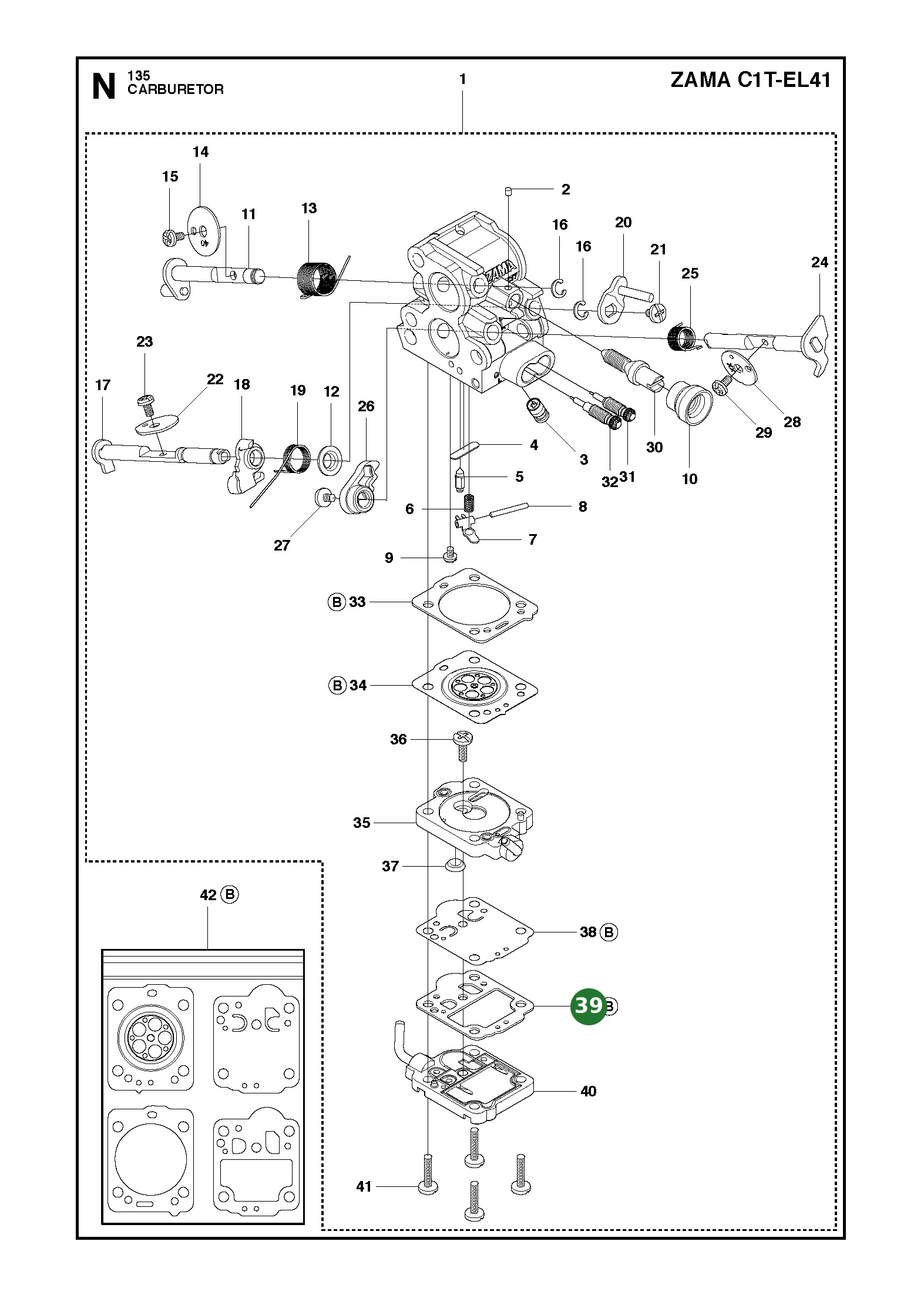 Position im Ersatzteilkatalog