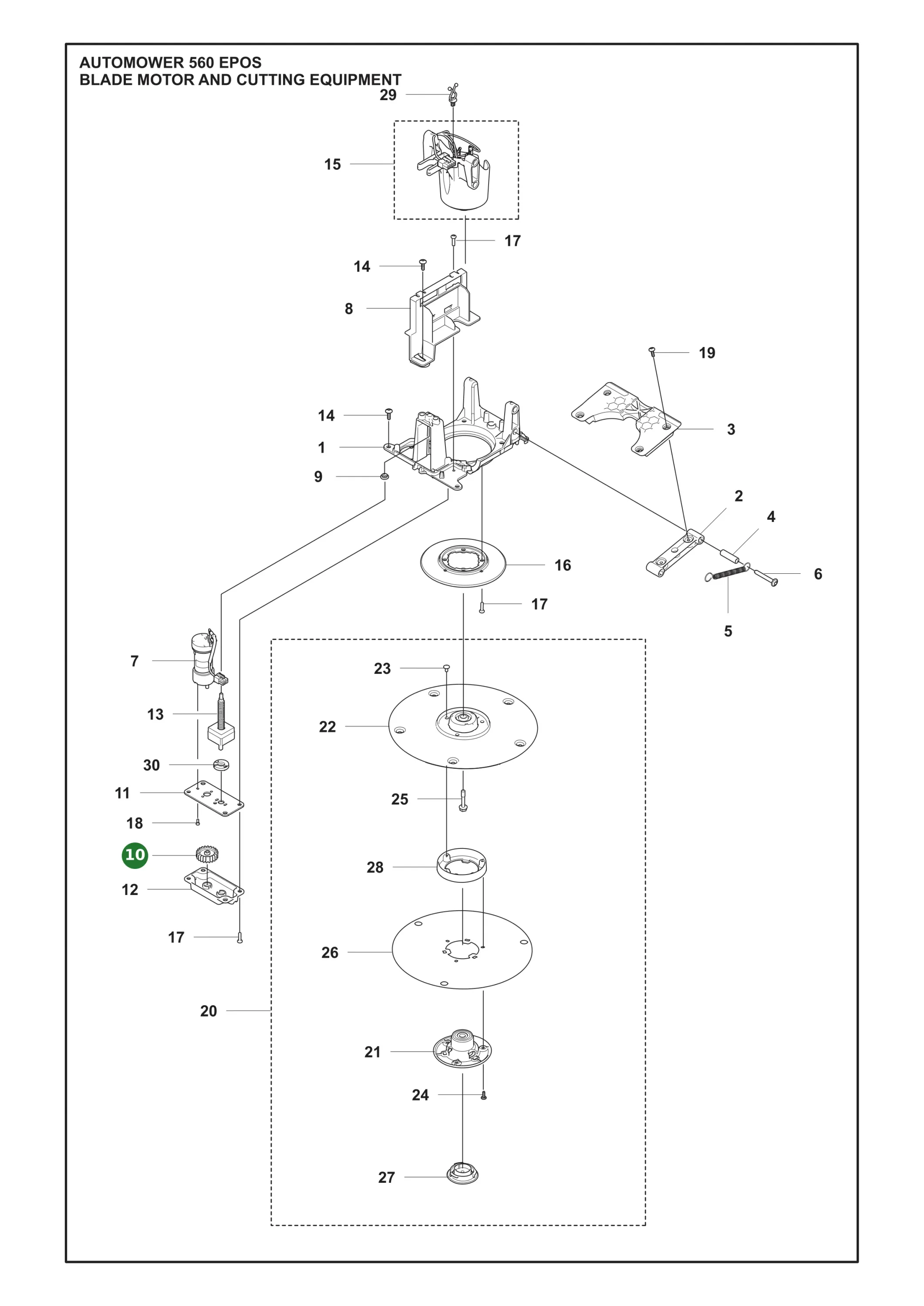 Position im Ersatzteilkatalog