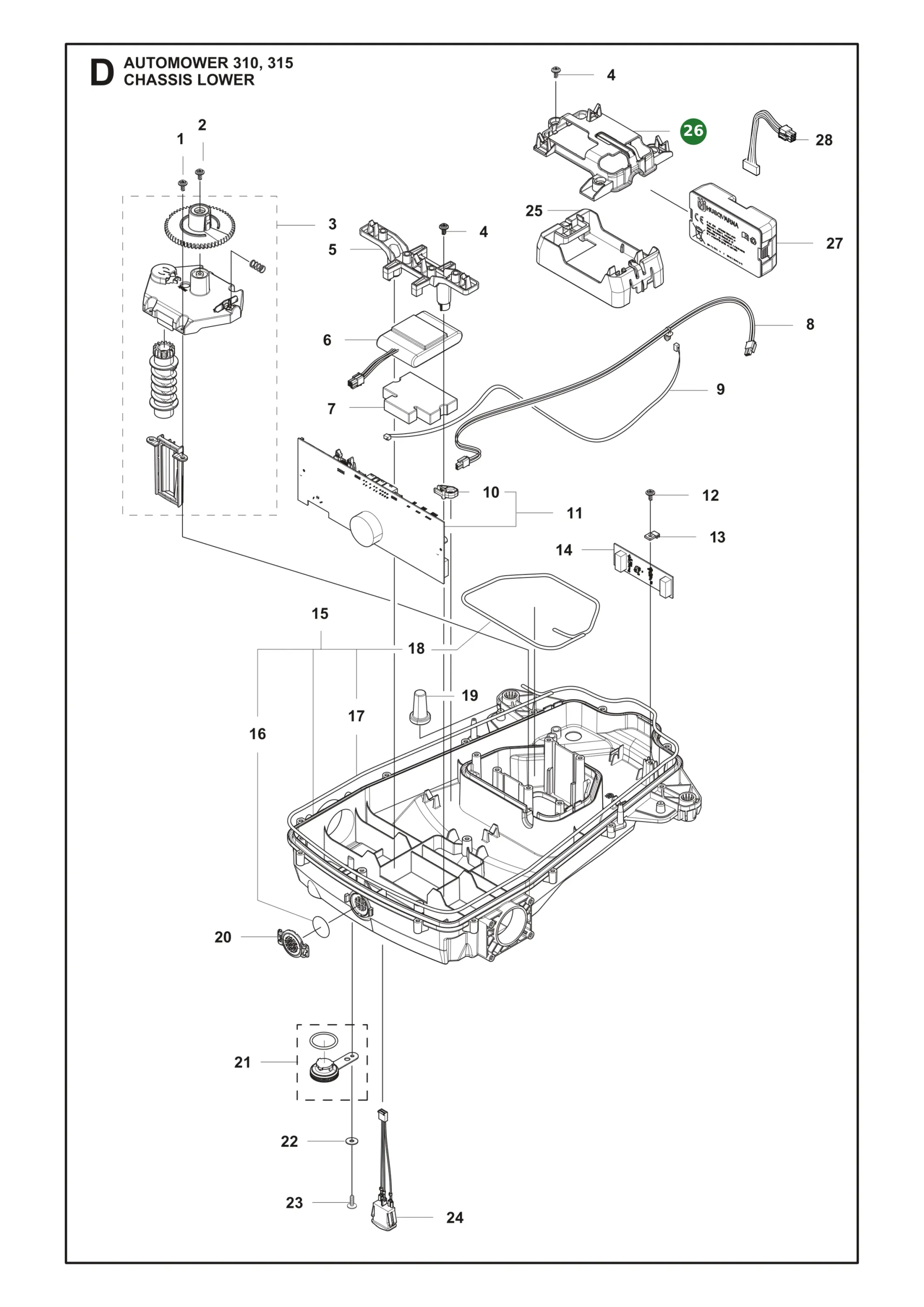 Position im Ersatzteilkatalog