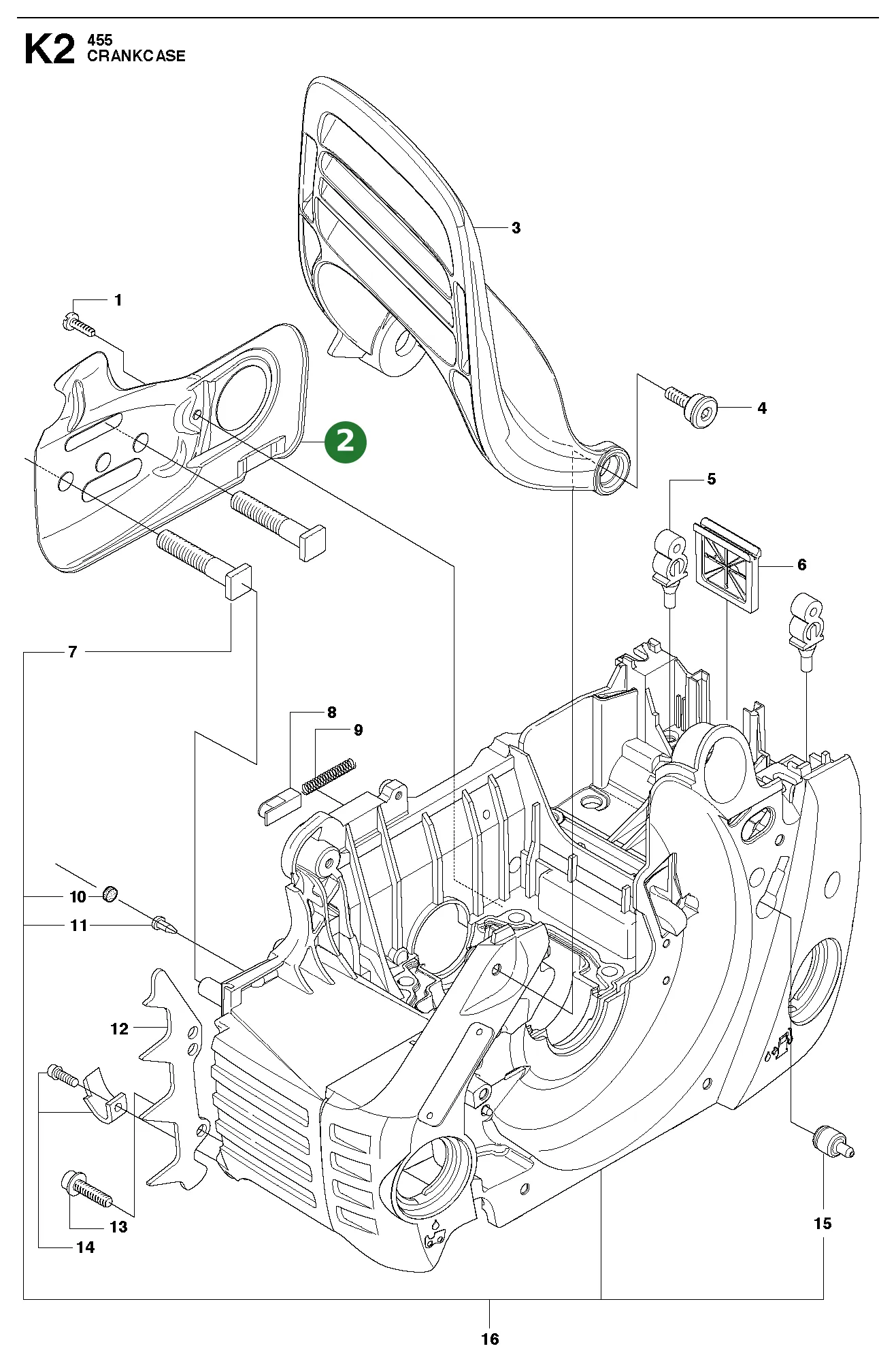 Kettenleitblech f&uuml;r Husqvarna Motors&auml;gen