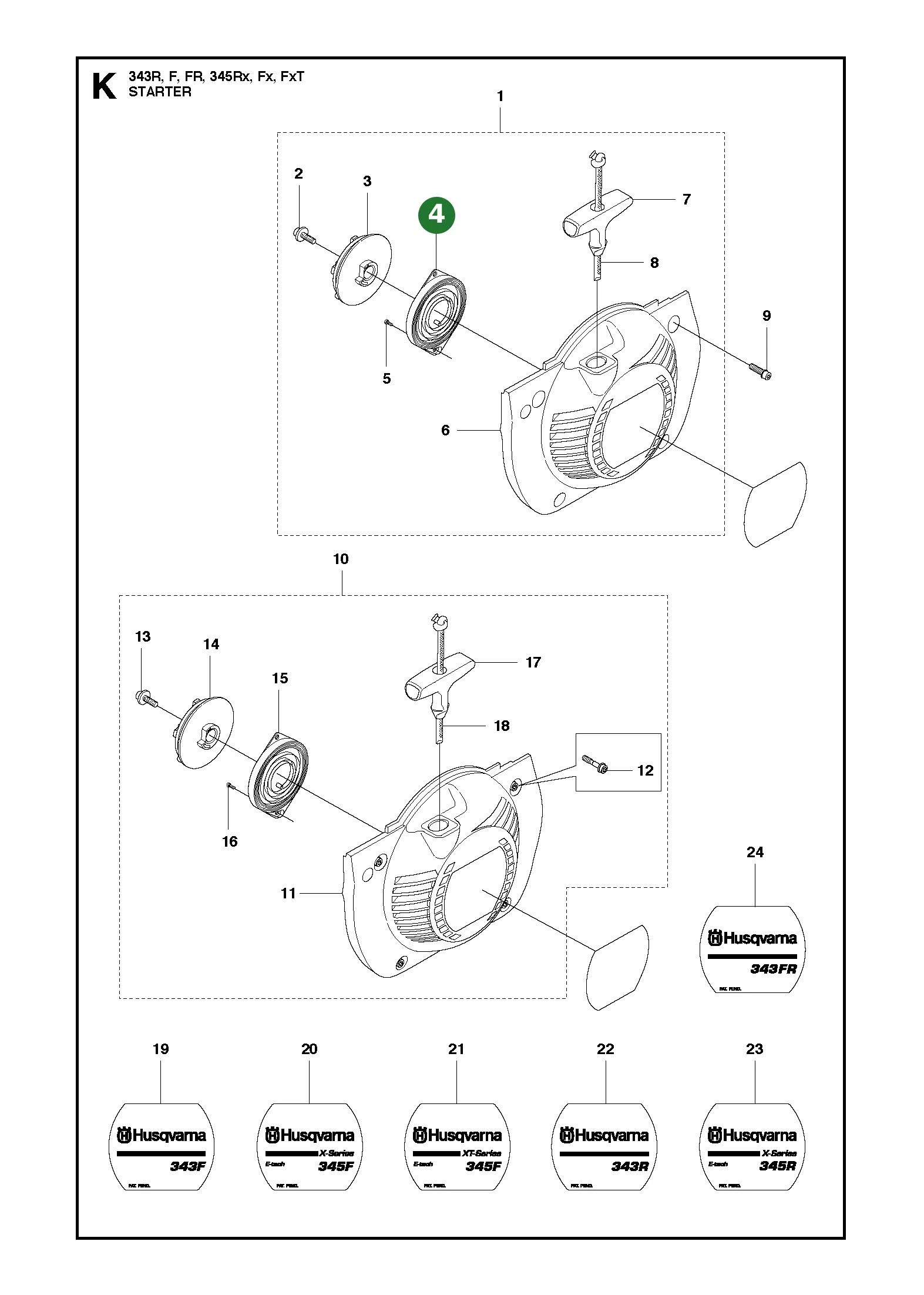 Position im Ersatzteilkatalog