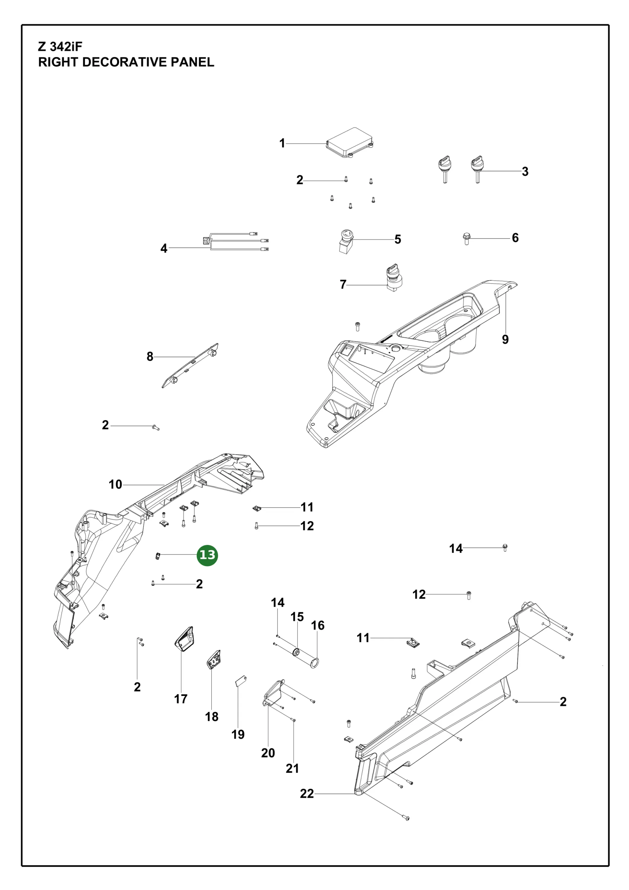Position im Ersatzteilkatalog