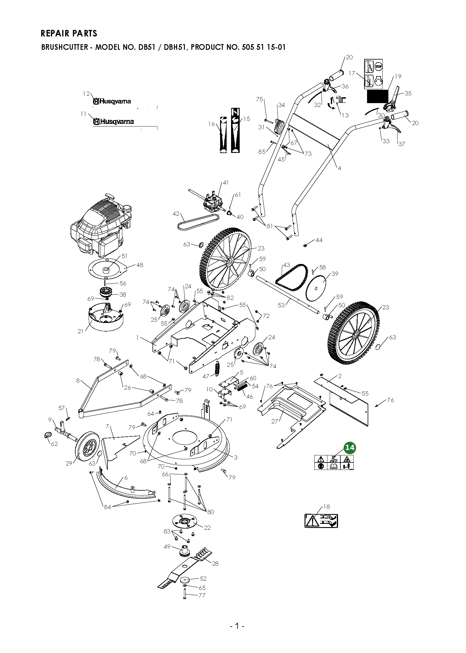Position im Ersatzteilkatalog