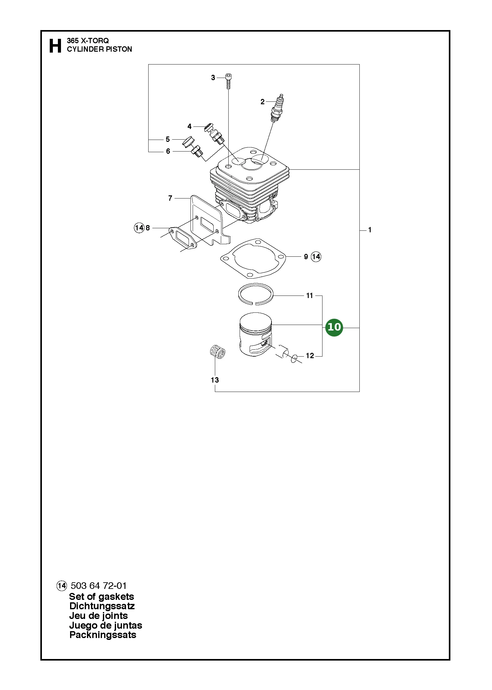 Position im Ersatzteilkatalog