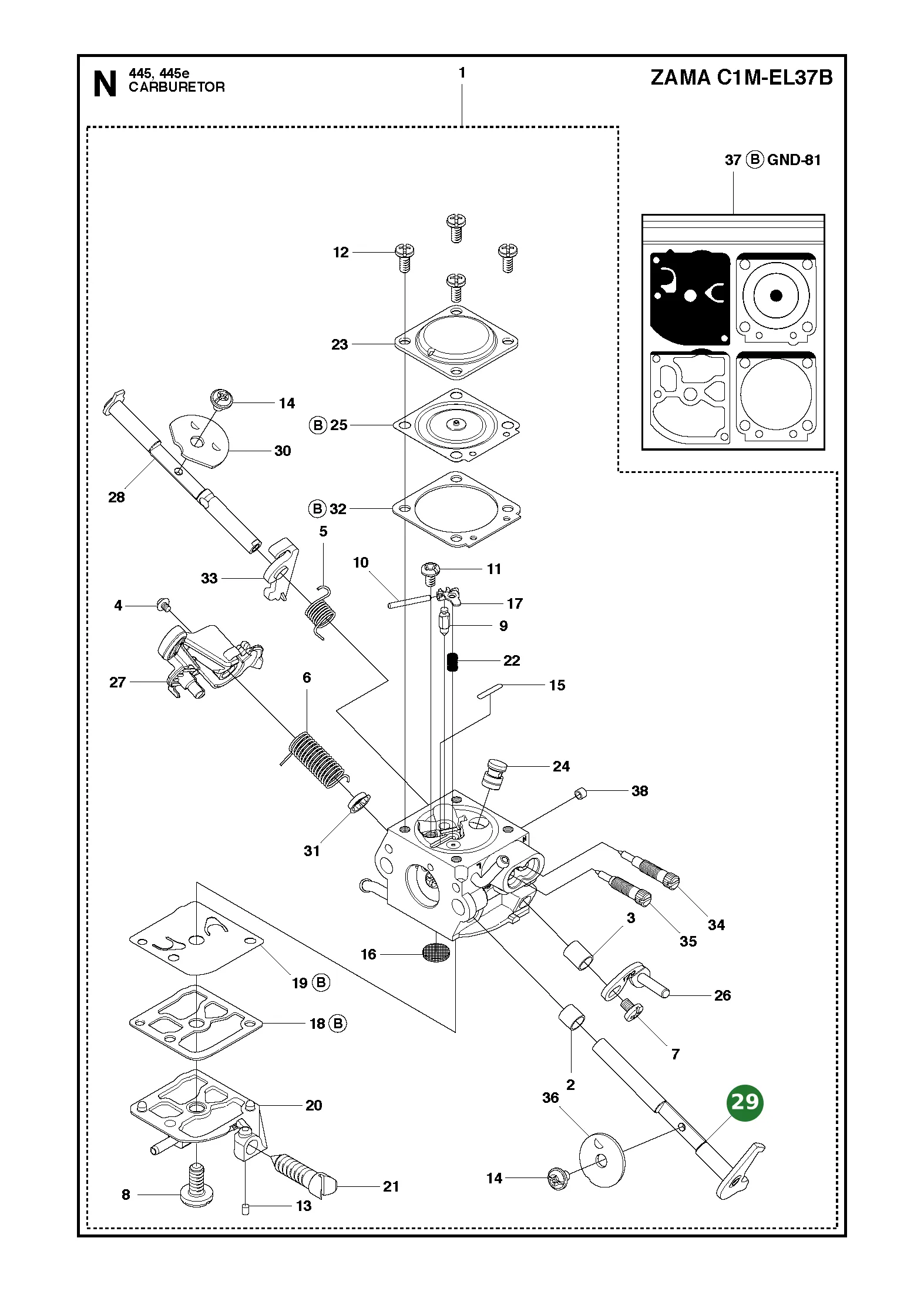 Position im Ersatzteilkatalog