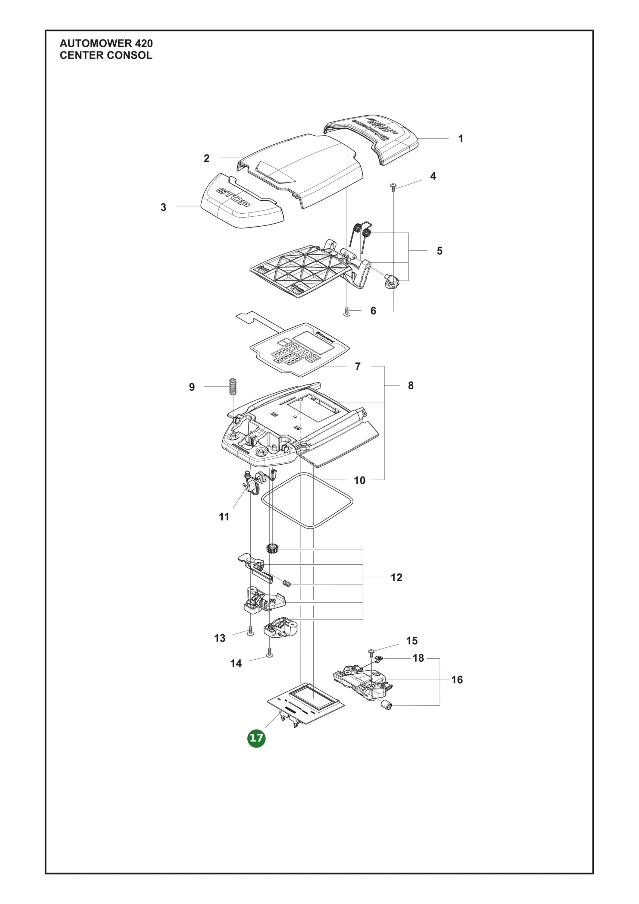 Position im Ersatzteilkatalog