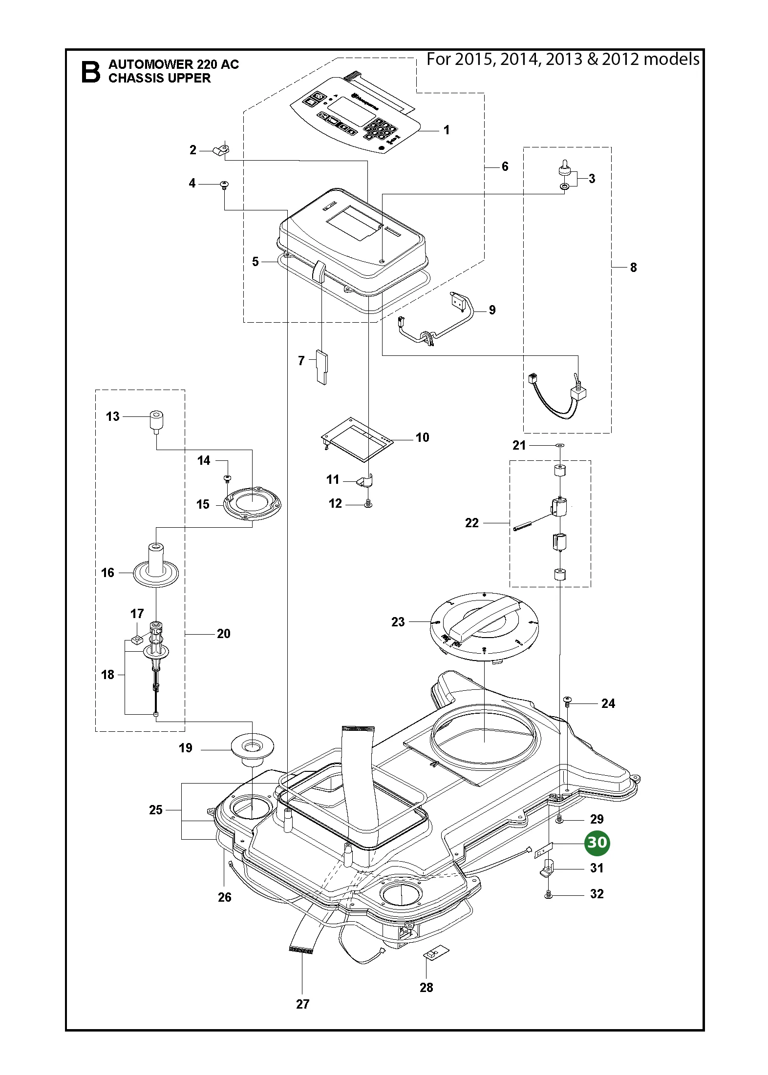 Position im Ersatzteilkatalog