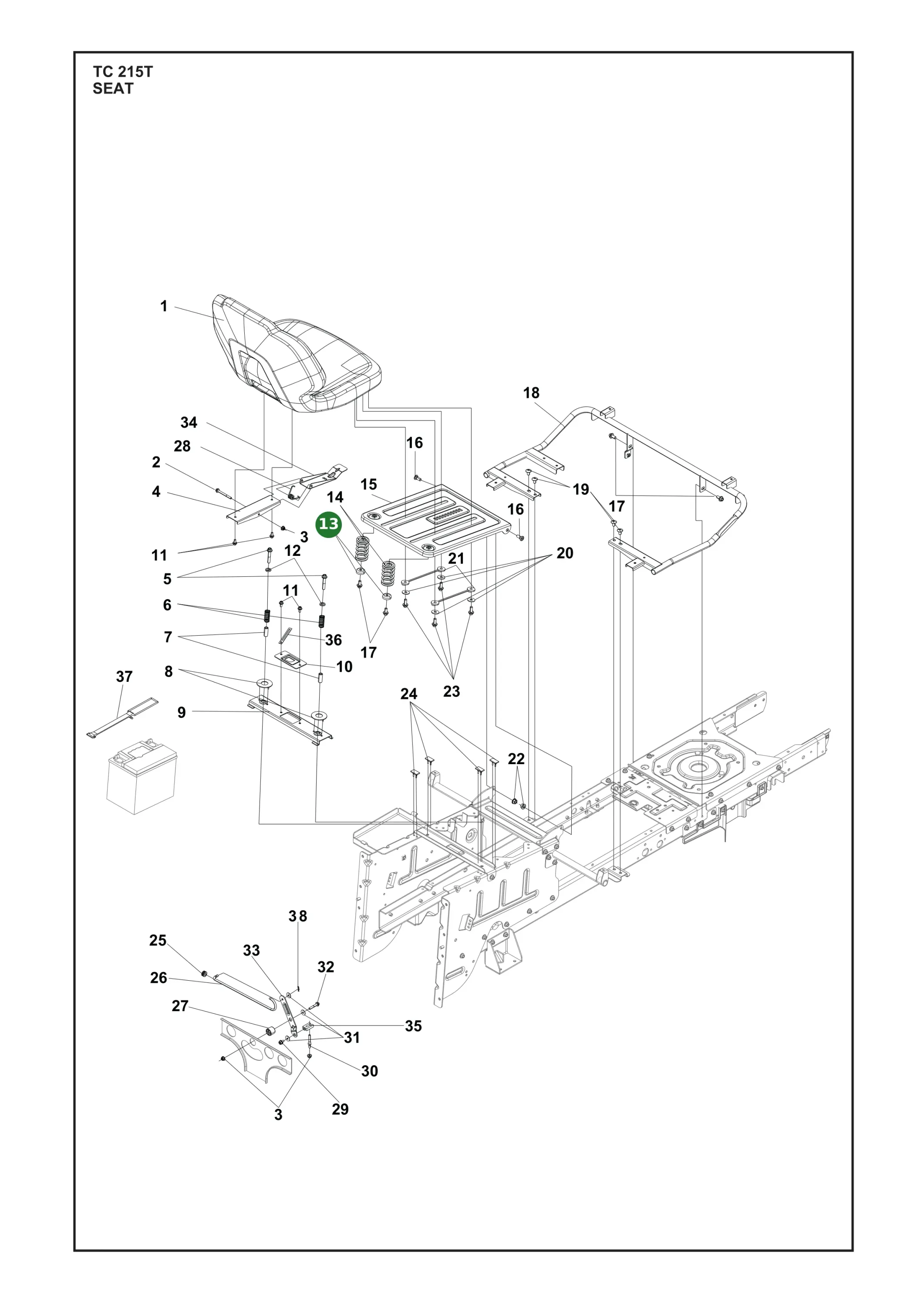 Position im Ersatzteilkatalog