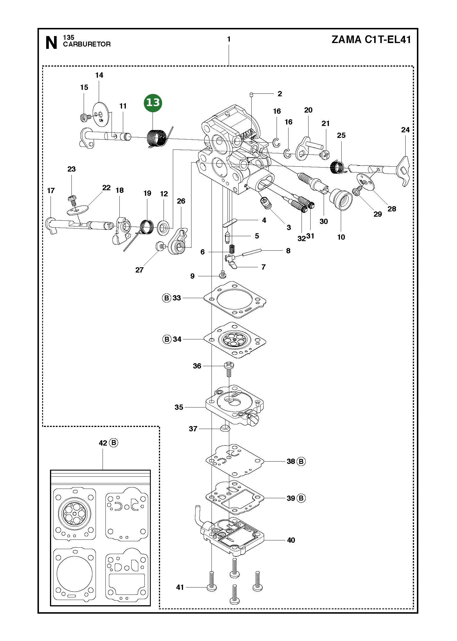 Position im Ersatzteilkatalog