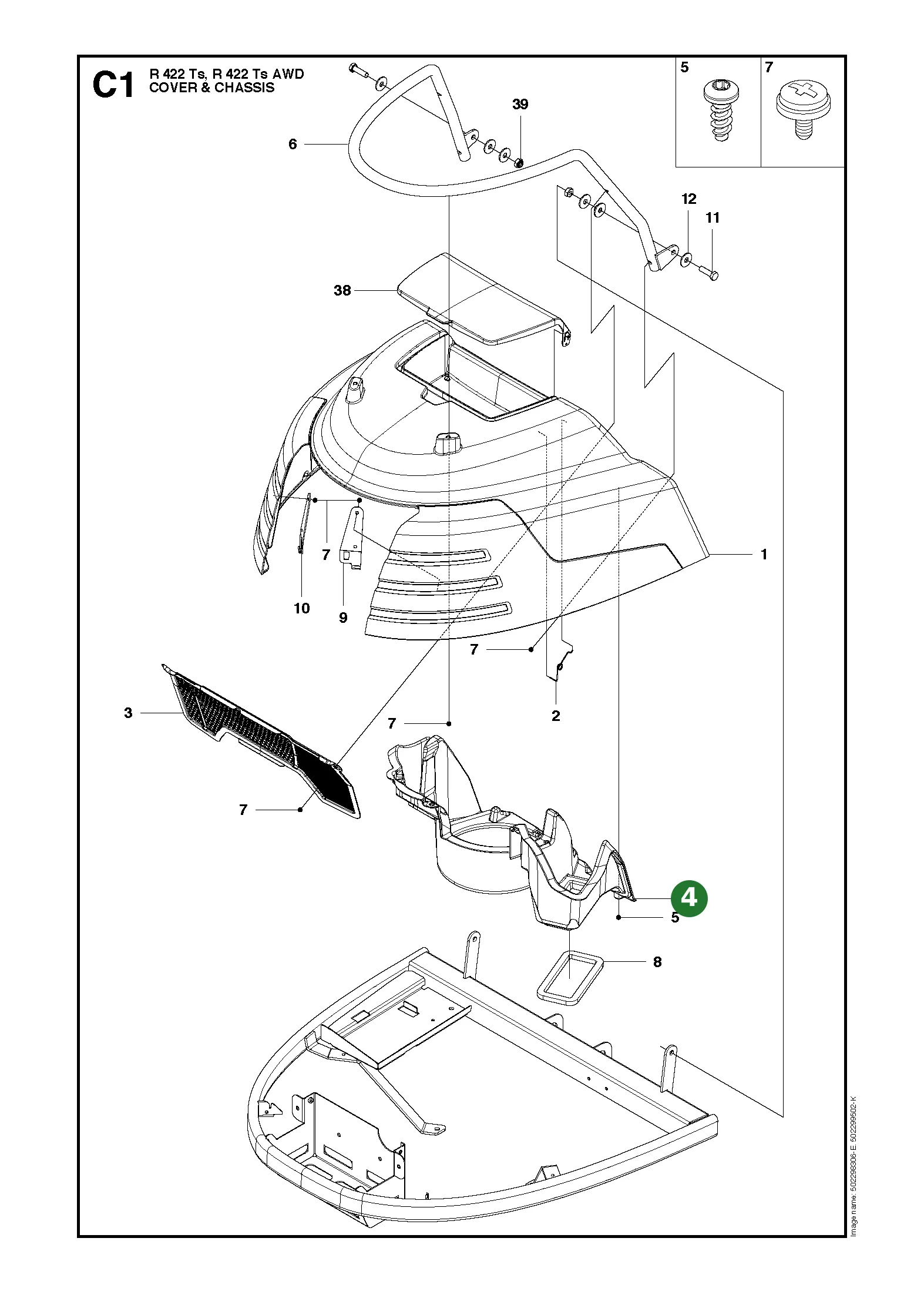 Position im Ersatzteilkatalog