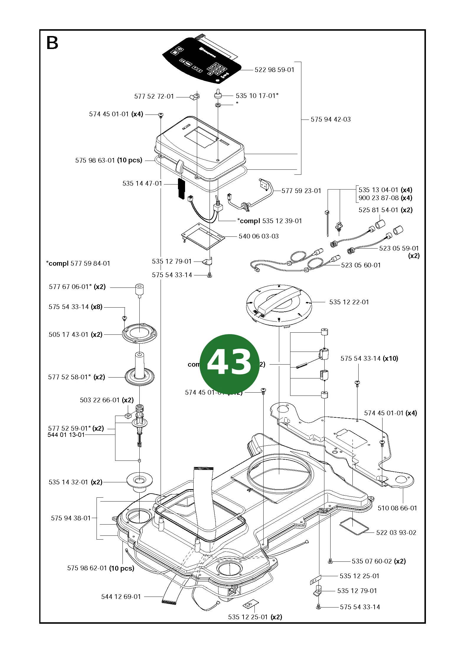 Position im Ersatzteilkatalog
