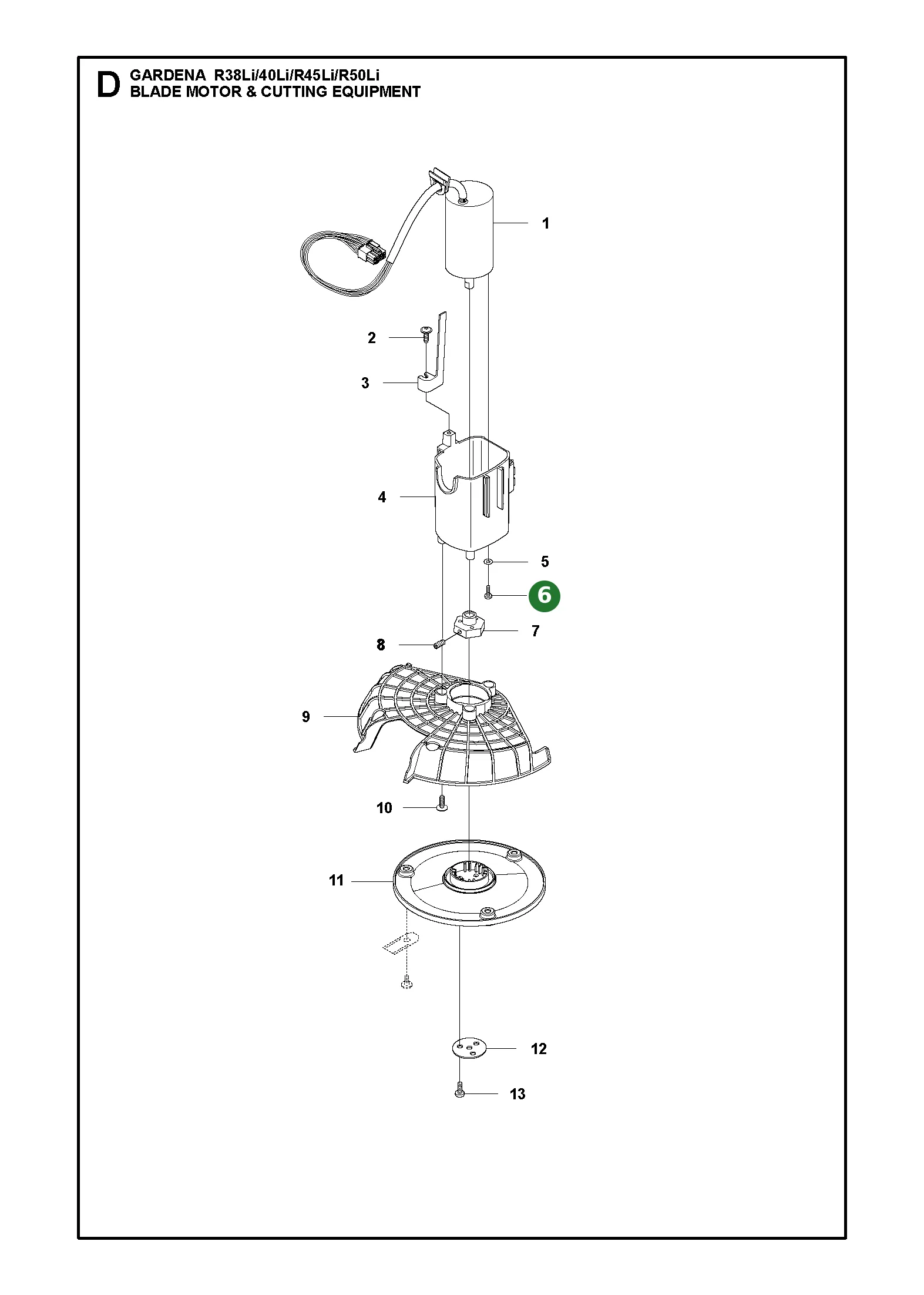 Position im Ersatzteilkatalog