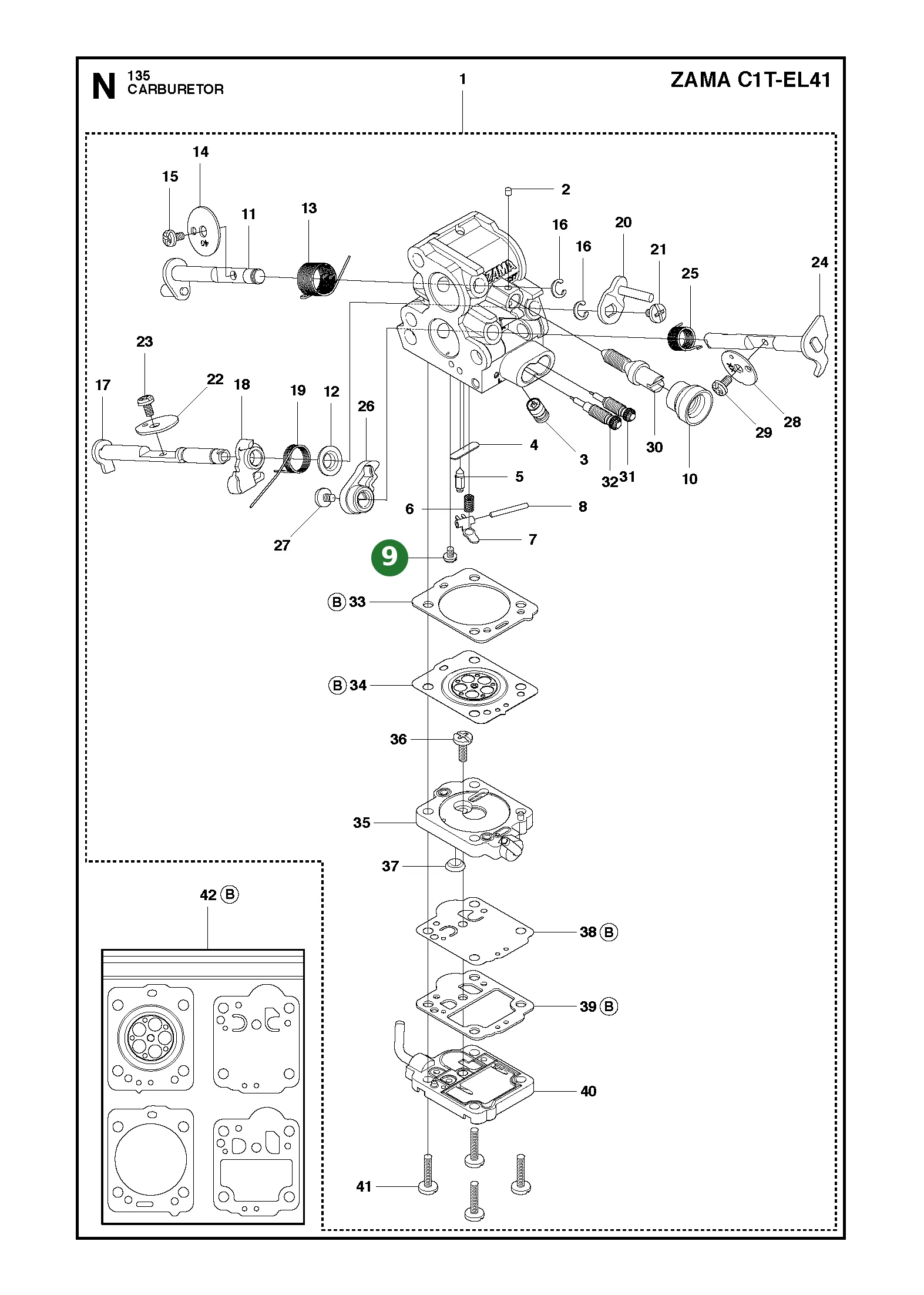 Position im Ersatzteilkatalog