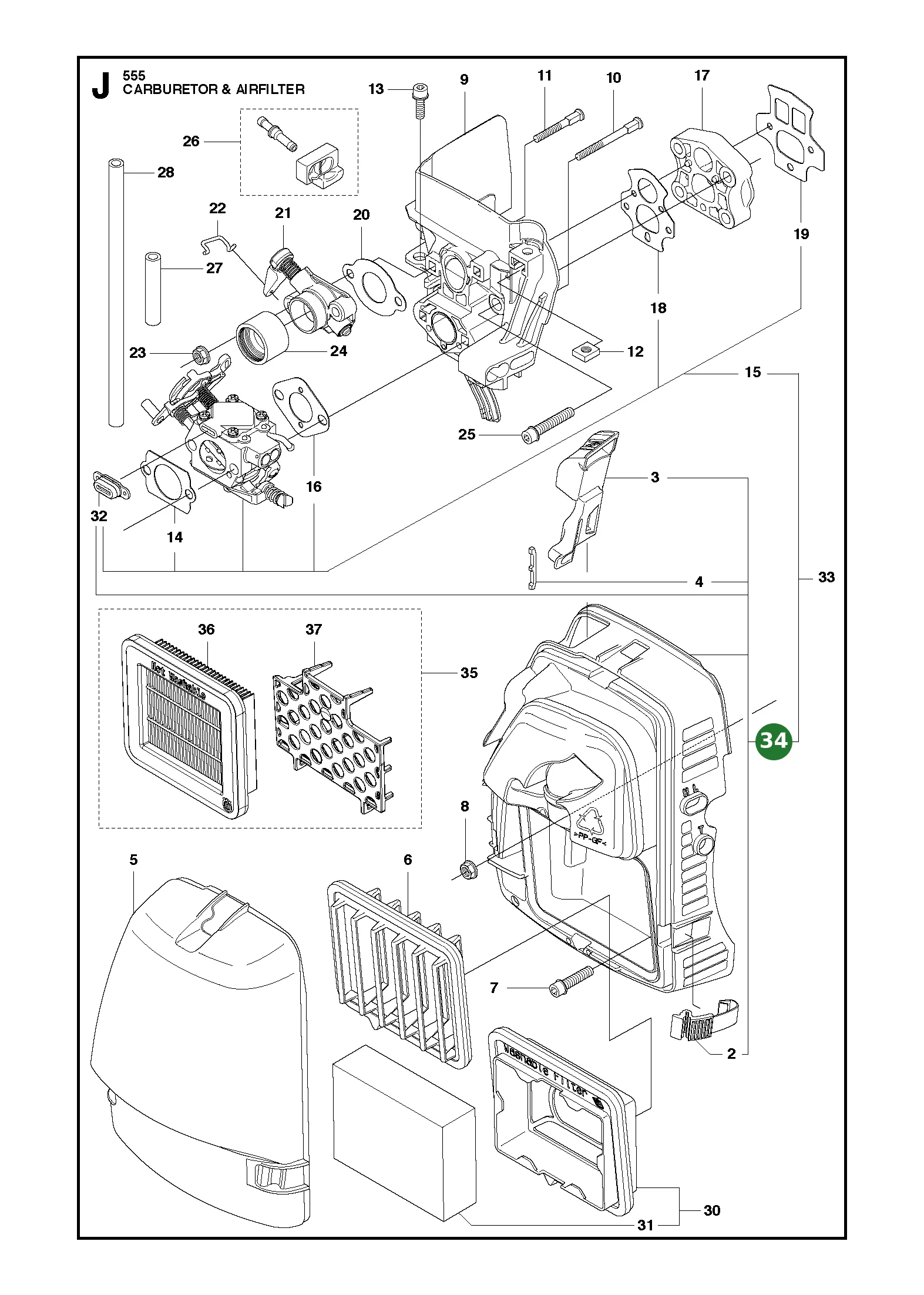Position im Ersatzteilkatalog