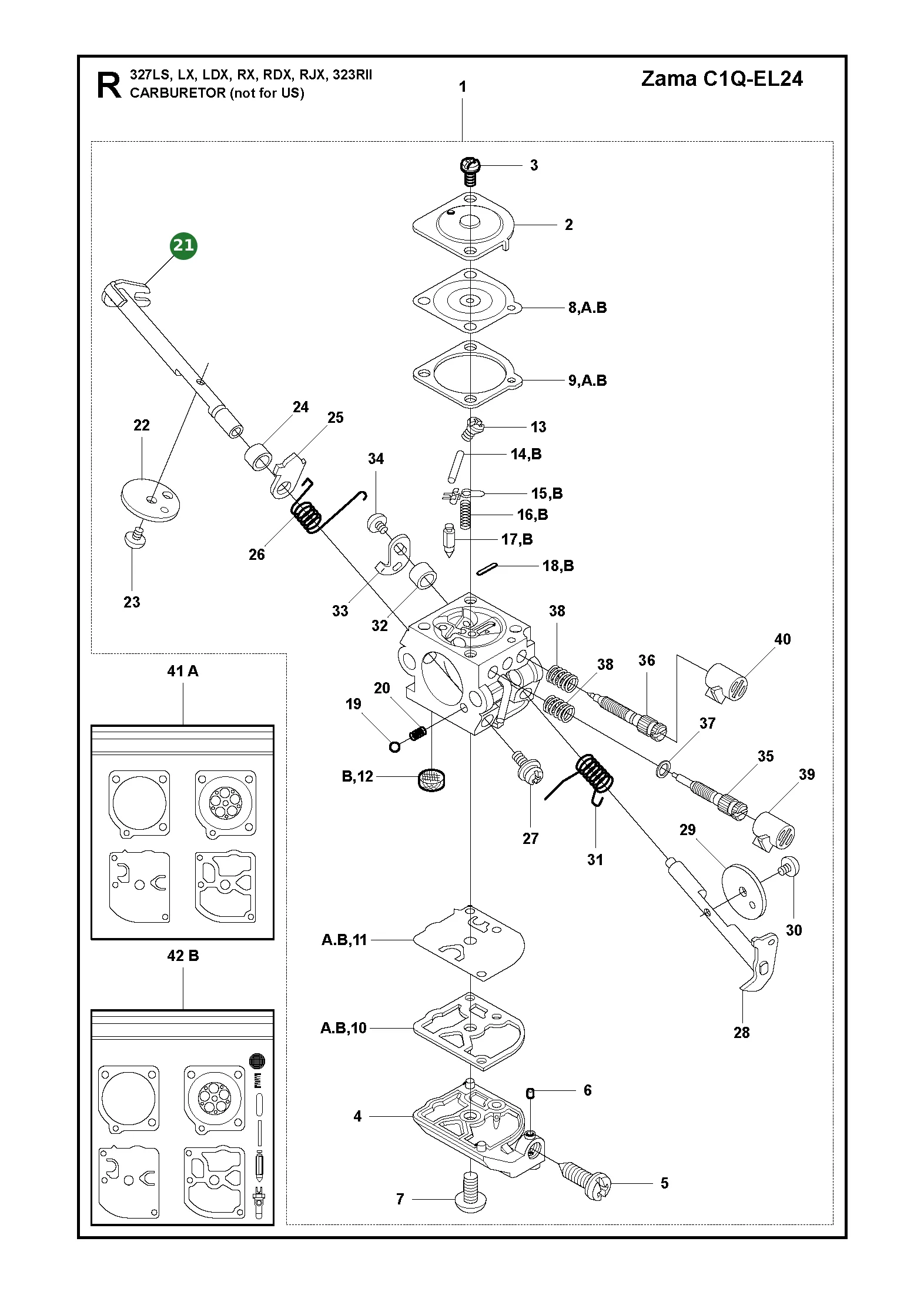 Position im Ersatzteilkatalog