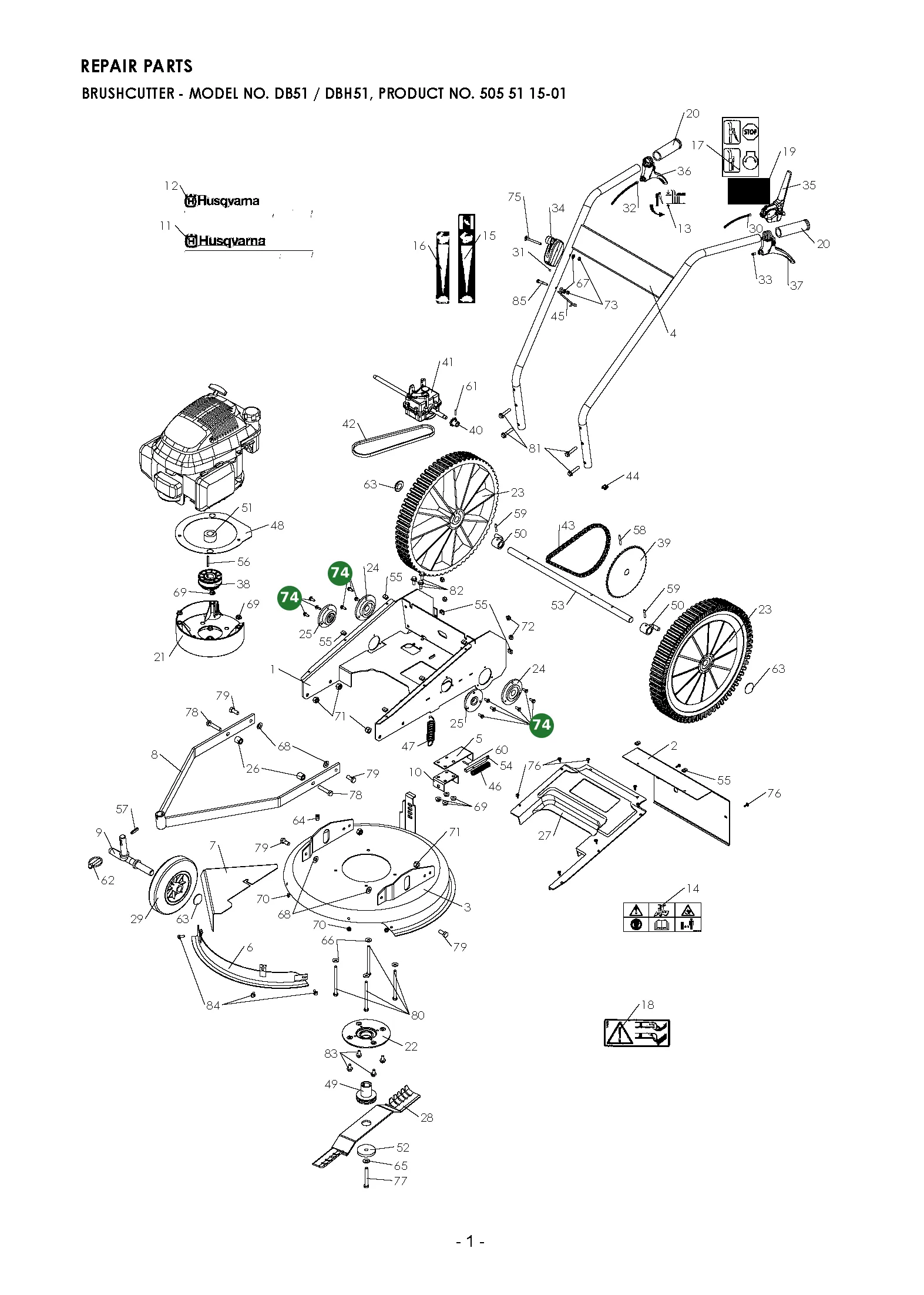 Position im Ersatzteilkatalog