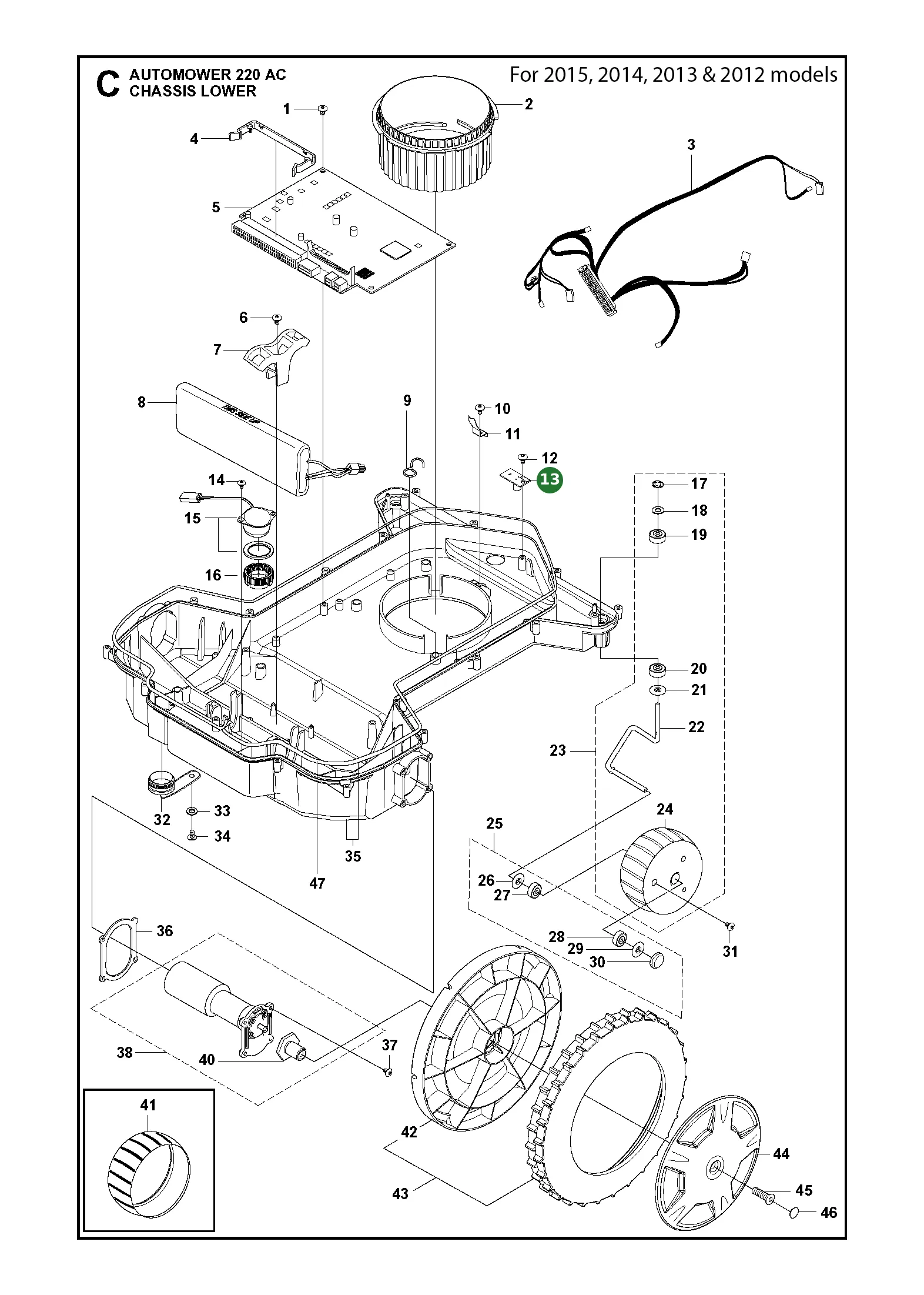 Position im Ersatzteilkatalog