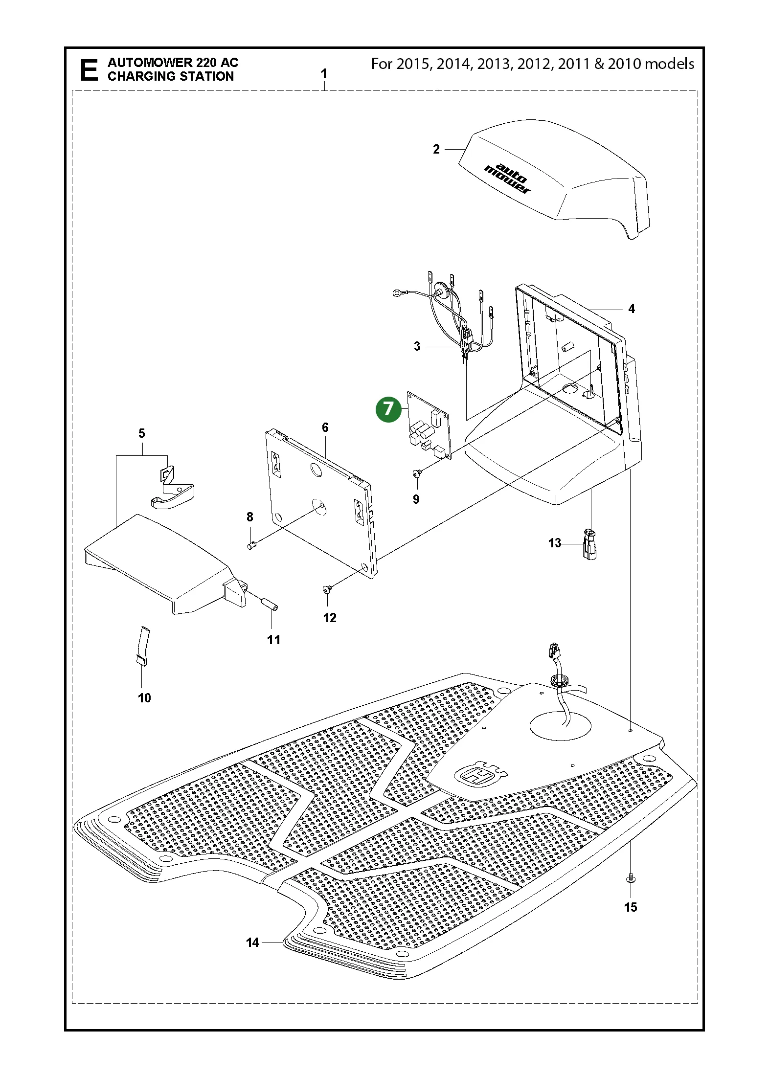 Position im Ersatzteilkatalog