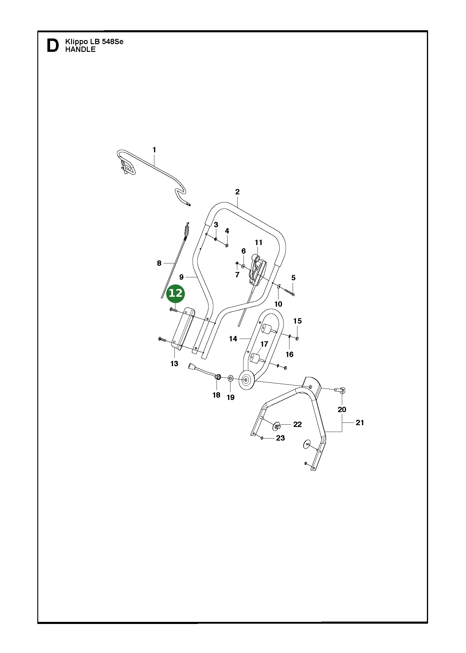 Position im Ersatzteilkatalog